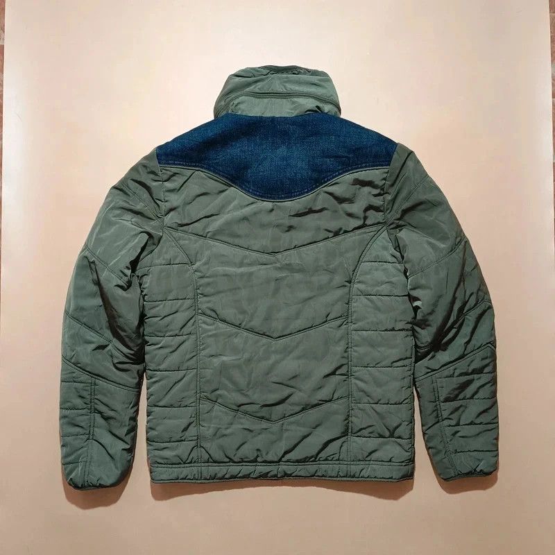 Diesel Diesel Green Quilted Jacket With Jeans Part Small Hooded Size US S / EU 44-46 / 1 - 14 Thumbnail