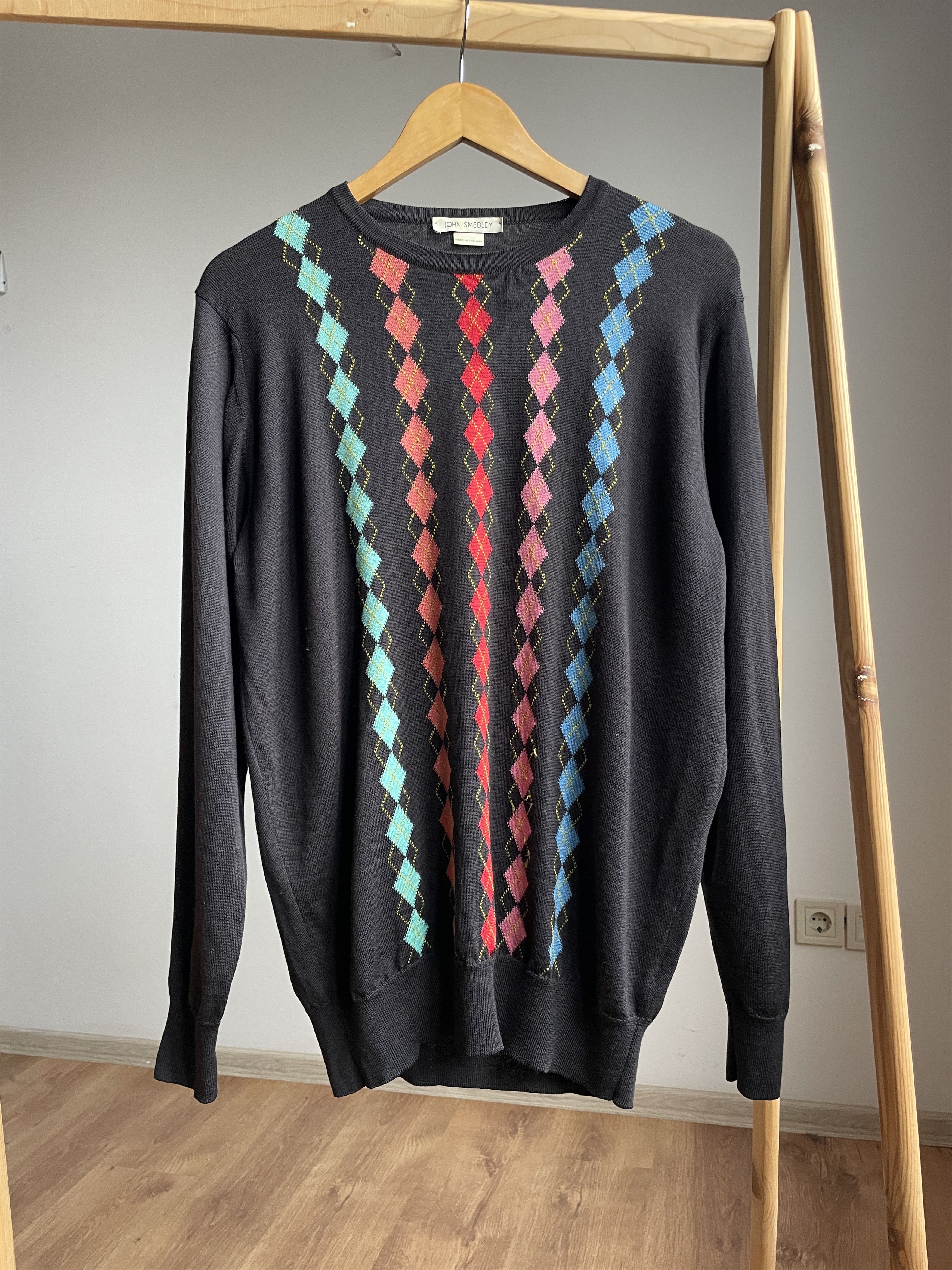 John Smedley John Smedley Geometric Pure Wool Sweater Size M Size US M / EU 48-50 / 2 - 1 Thumbnail
