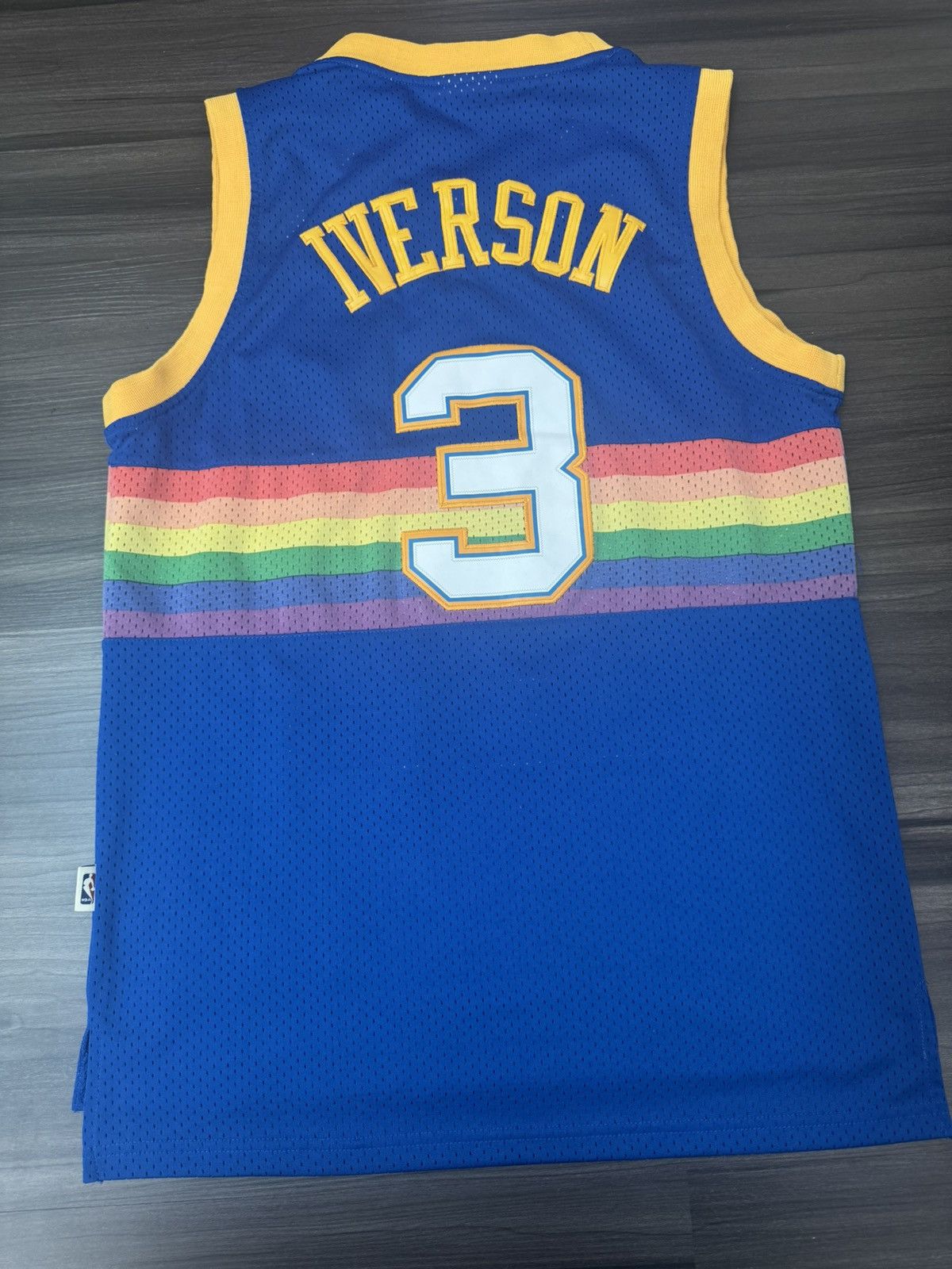 Adidas Denver Nuggets Allen Iverson #3 NBA Hardwood Classics Jersey Size US S / EU 44-46 / 1 - 7 Thumbnail