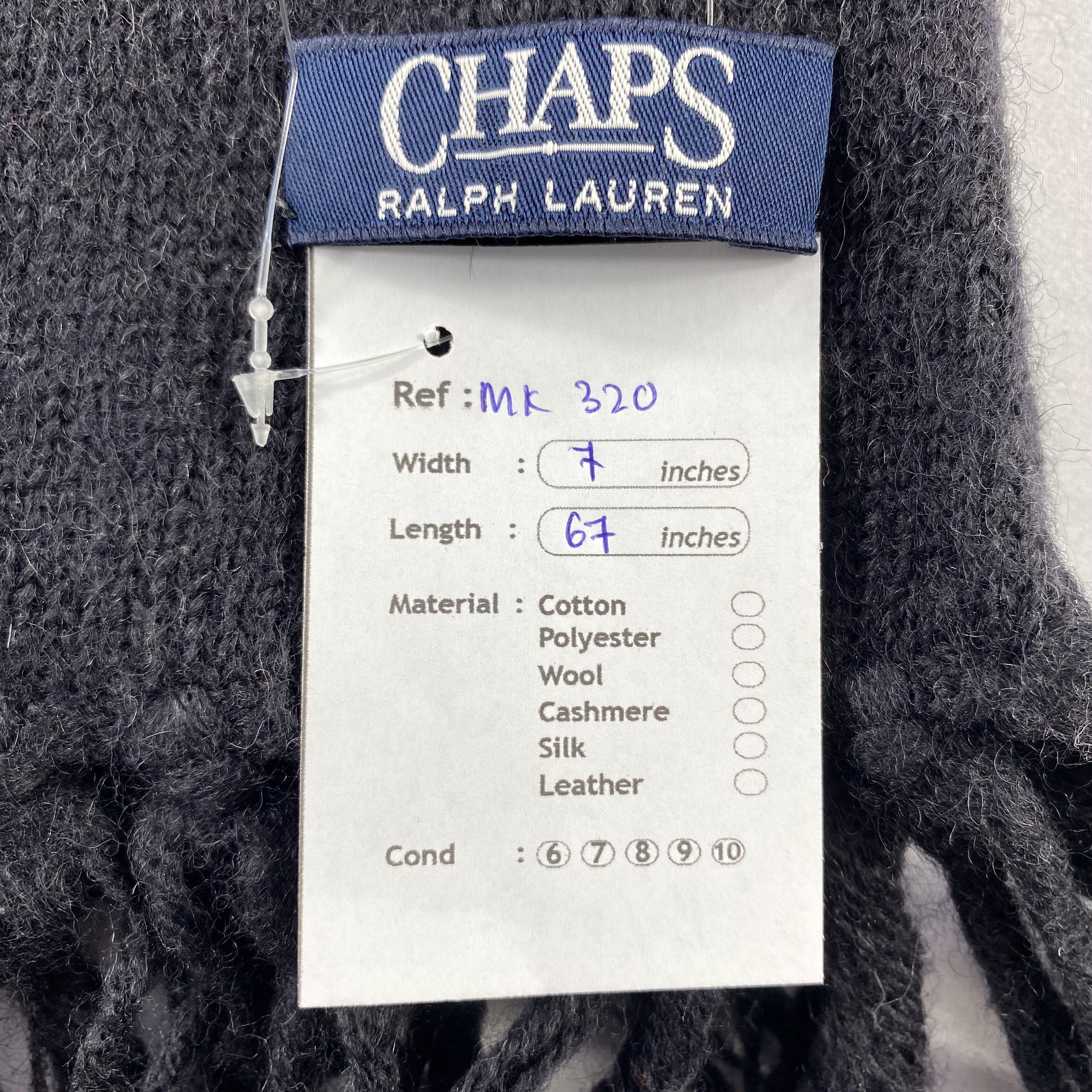 Chaps Ralph Lauren Chaps Ralph Lauren Scarf Neck Wrap Wool Muffler Size ONE SIZE - 5 Thumbnail