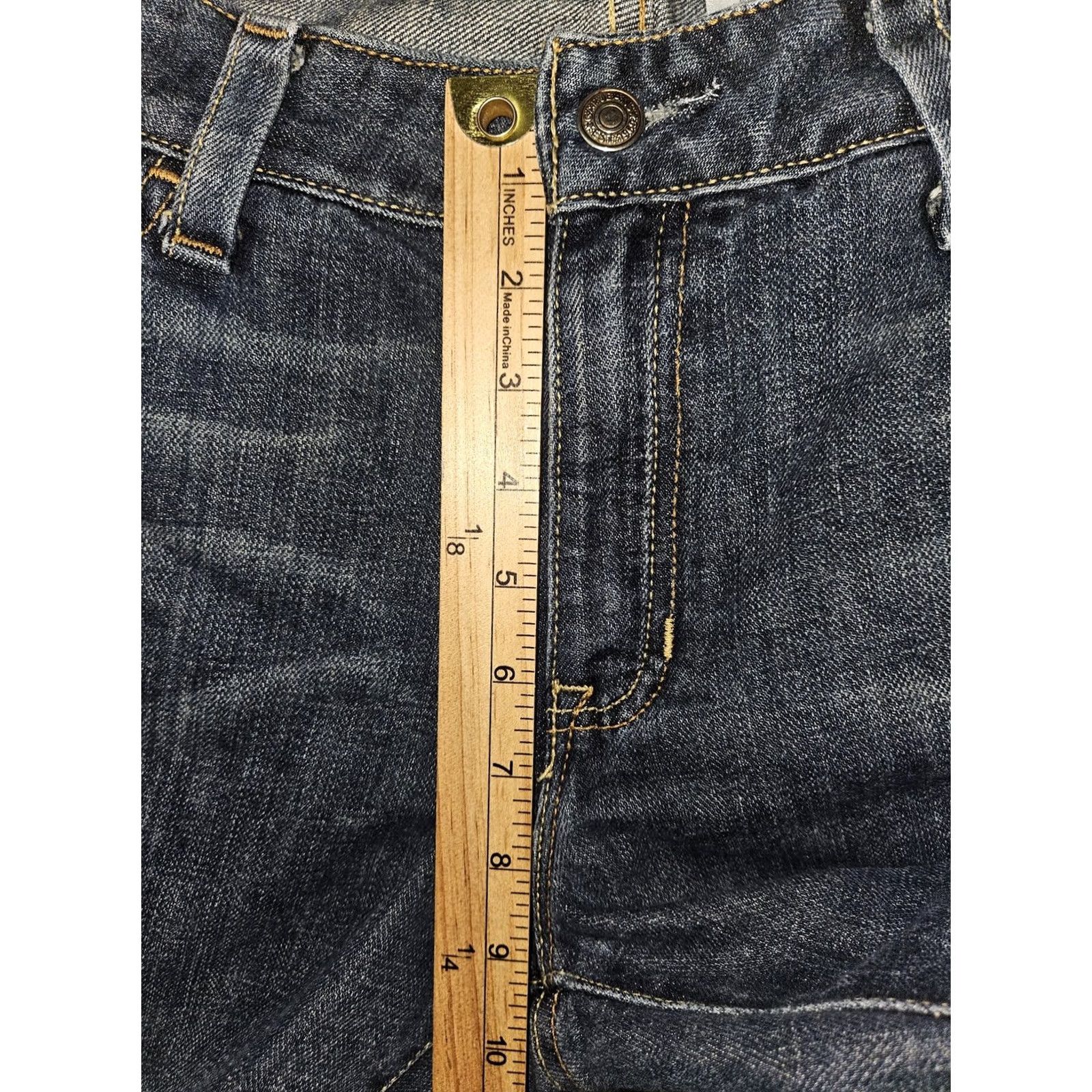 Gap GAP Flare Jeans Womens 10 Mid Rise Stretch Denim Bootcut Classic Pants 00's Size 32" / US 10 / IT 46 - 4 Thumbnail