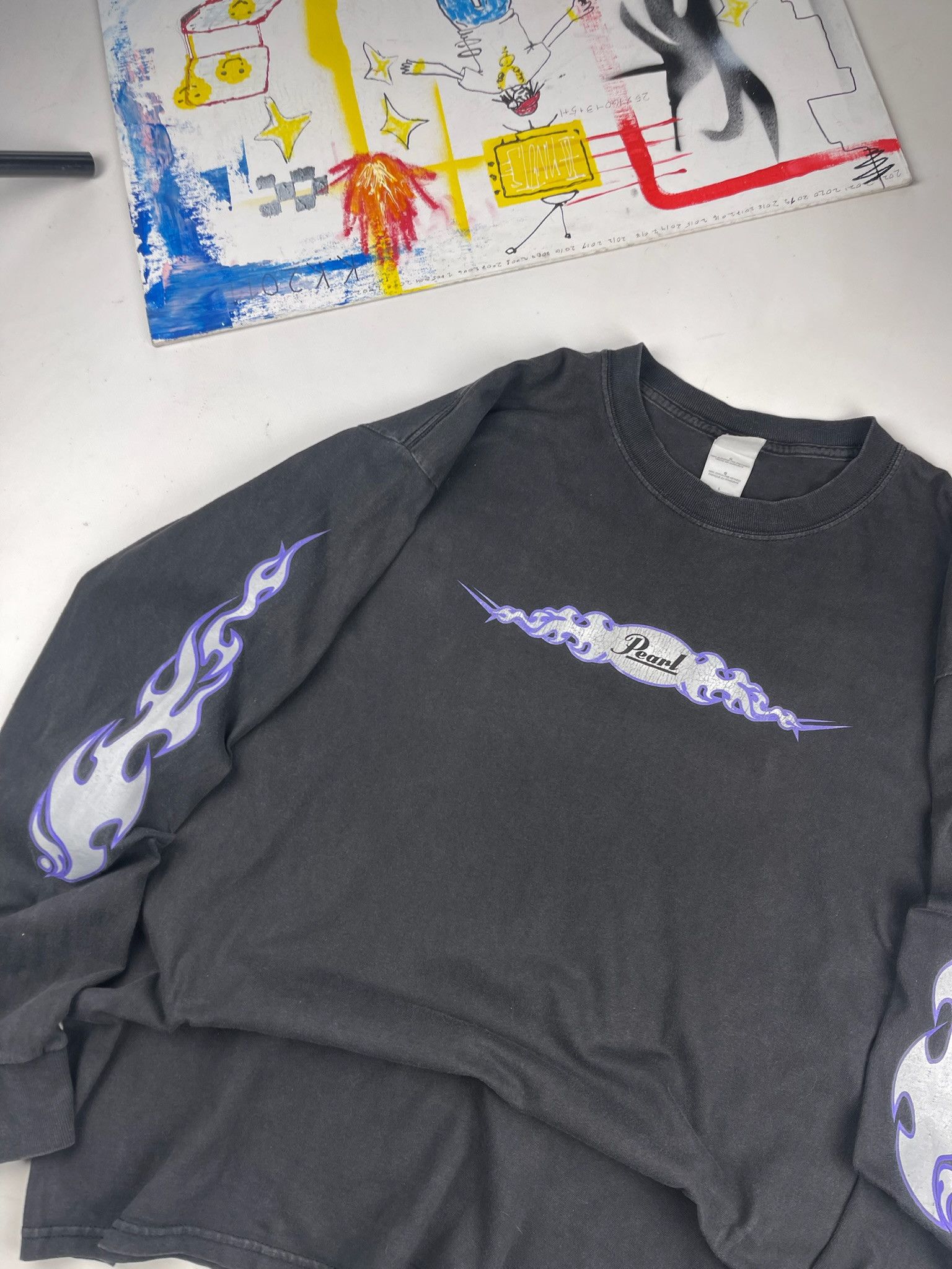 Band Tees Vintage Pearl Jam long sleeve t-shirt Size US L / EU 52-54 / 3 - 2 Thumbnail