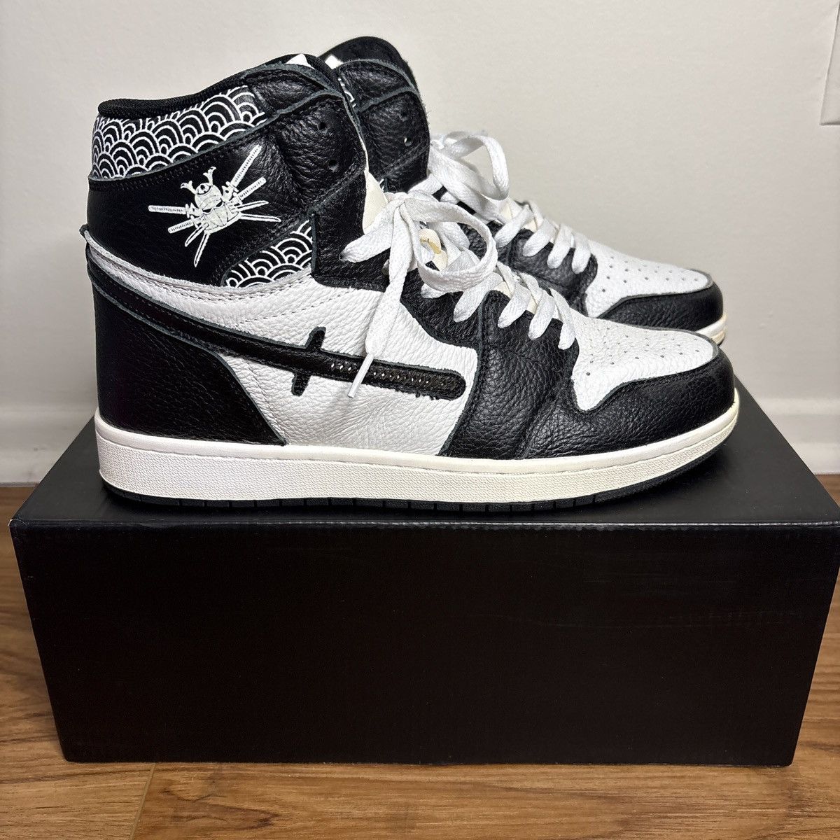 Xavier Wulf / Hollow Squad Xavier Wulf Samarai Wulf Seiiki high top shoes Size US 11 / EU 44 - 1 Thumbnail