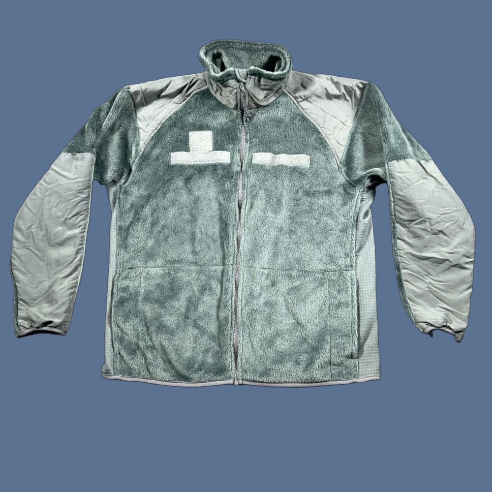 Vintage Polartec Gen III Mens Cold Weather Jacket Green Solid Full Zip M Reg Fleece Size US M / EU 48-50 / 2 - 1 Thumbnail