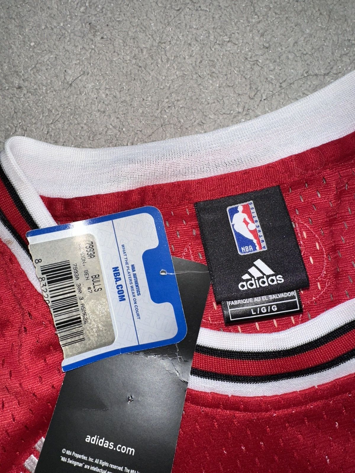 Adidas Adidas Chicago Bulls Match Jersey Vintage Ben Gordon Size US XXL / EU 58 / 5 - 9 Thumbnail
