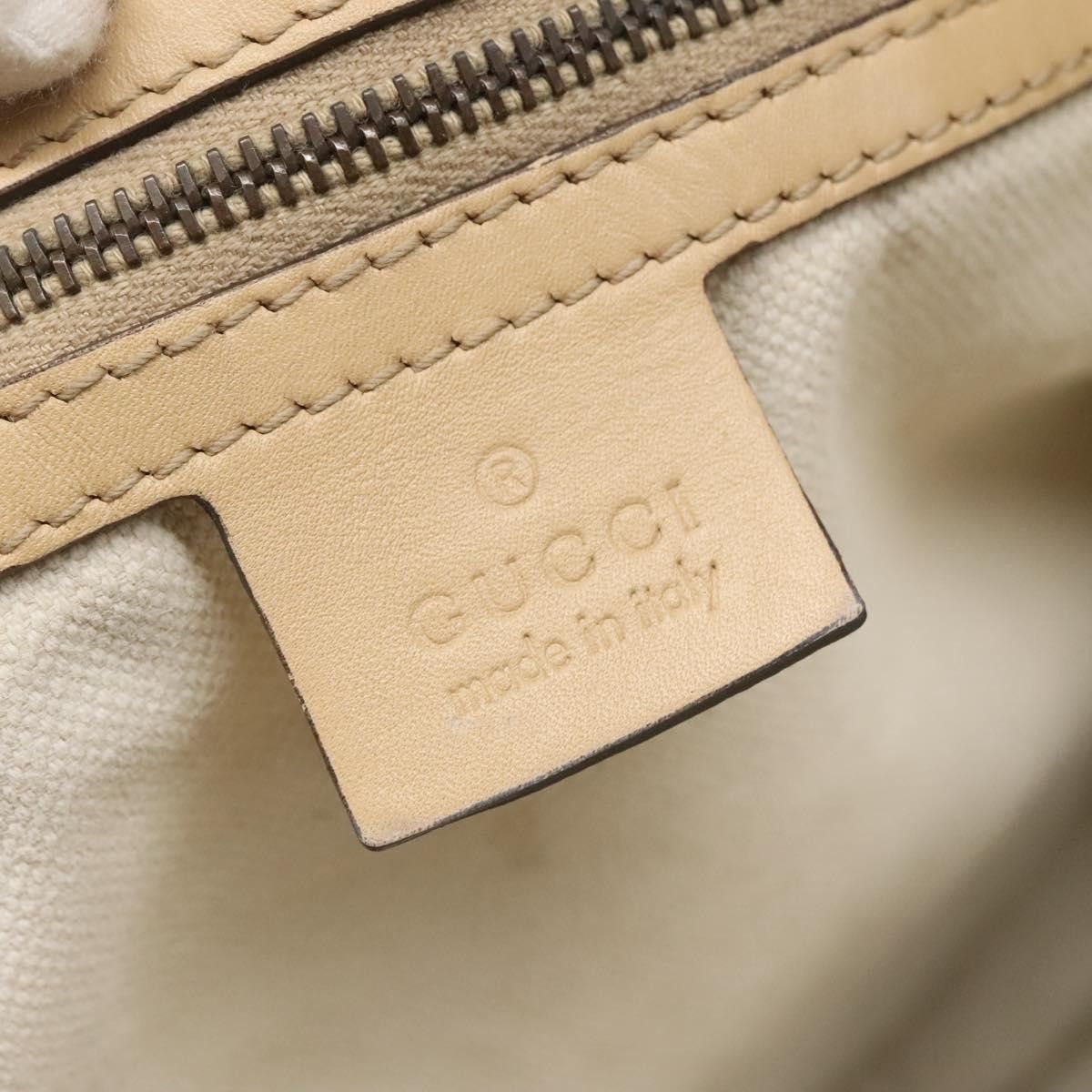 Gucci GUCCI GG Canvas Guccissima Tote Bag Leather Beige Gold Size ONE SIZE - 14 Thumbnail