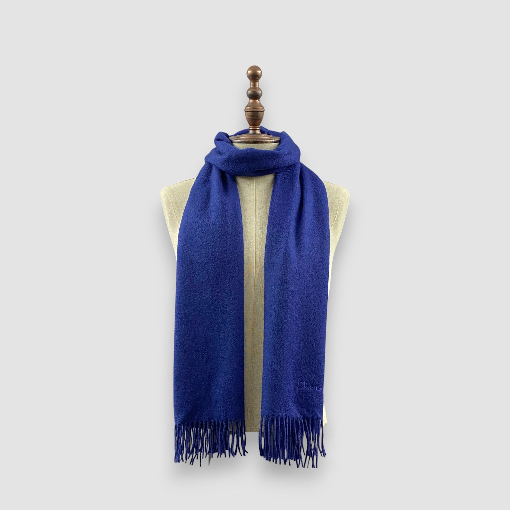 Japanese Brand Vintage Christian Dior Scarf Muffler Wool Shawl Wrap Scarves Size ONE SIZE - 1 Thumbnail