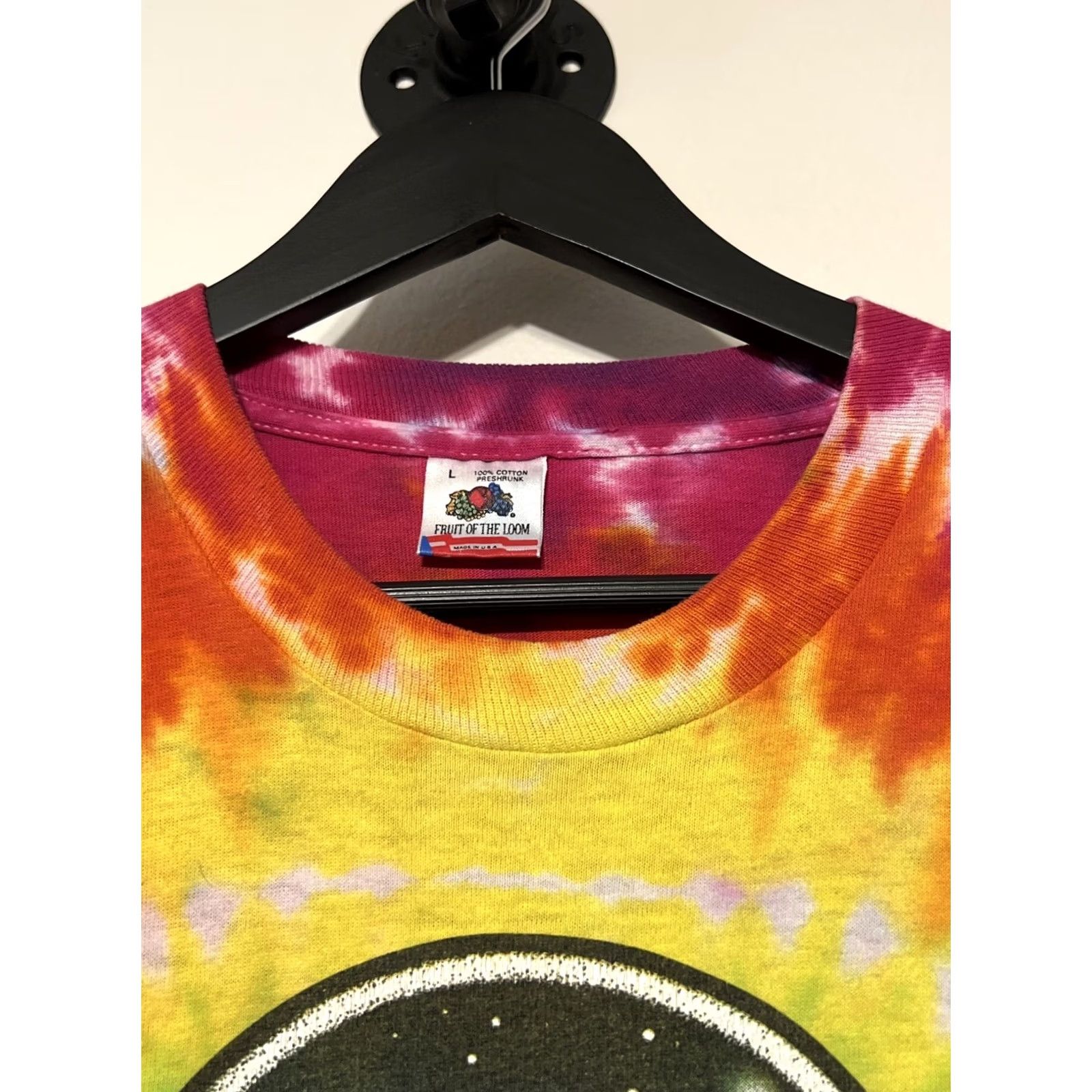 Fruit Of The Loom VINTAGE Grateful Dead Band T Shirt Space Your Face Tie Dye XL? L Size US L / EU 52-54 / 3 - 7 Thumbnail