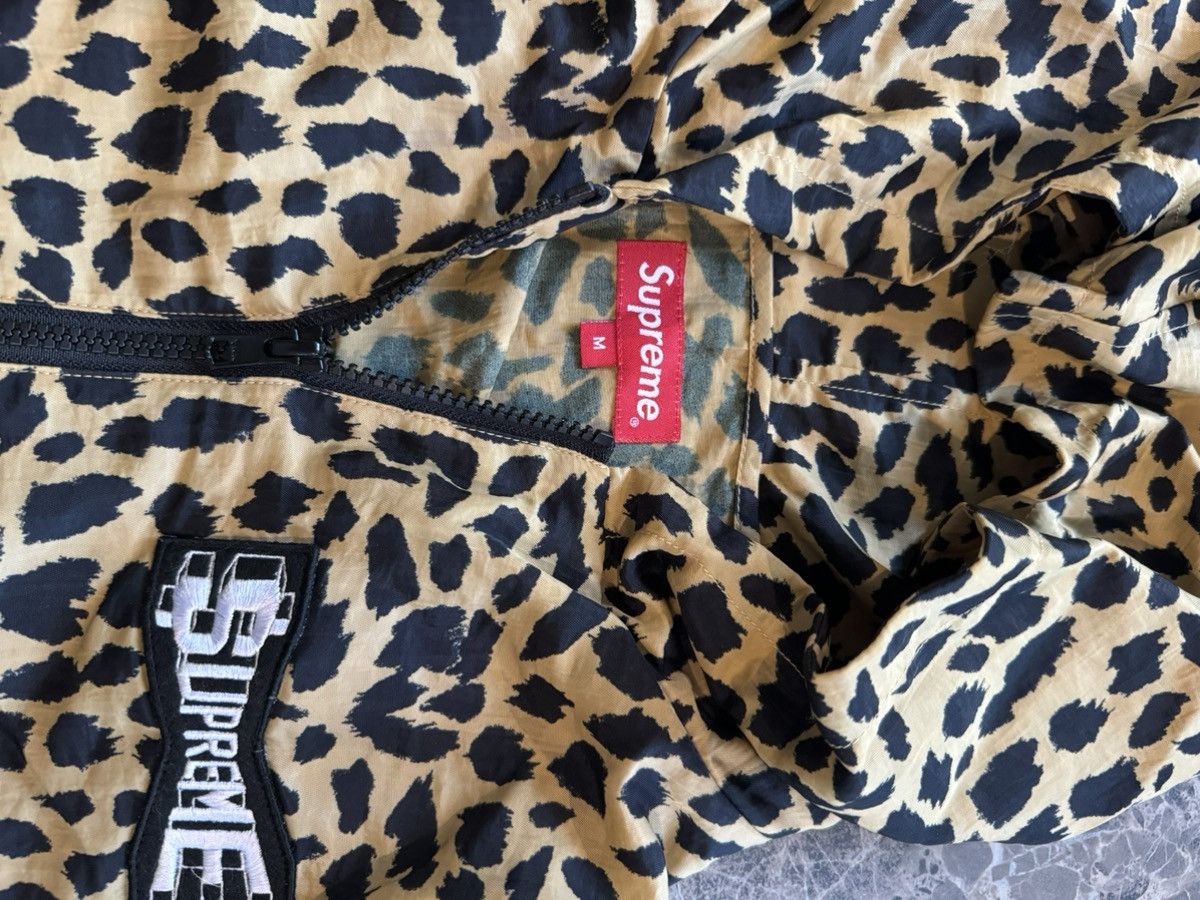 Supreme Leopard hooded jacket Grailed