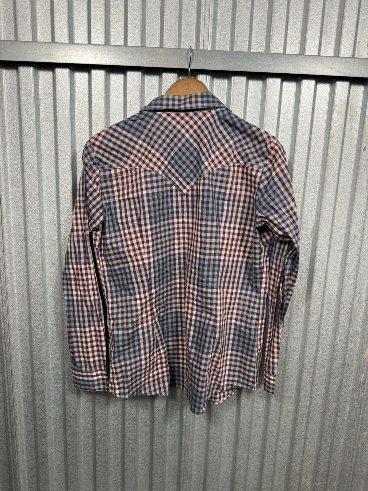 Wrangler Vintage Wrangler Western Pearl Snap Button Up Shirt Size US L / EU 52-54 / 3 - 9 Thumbnail