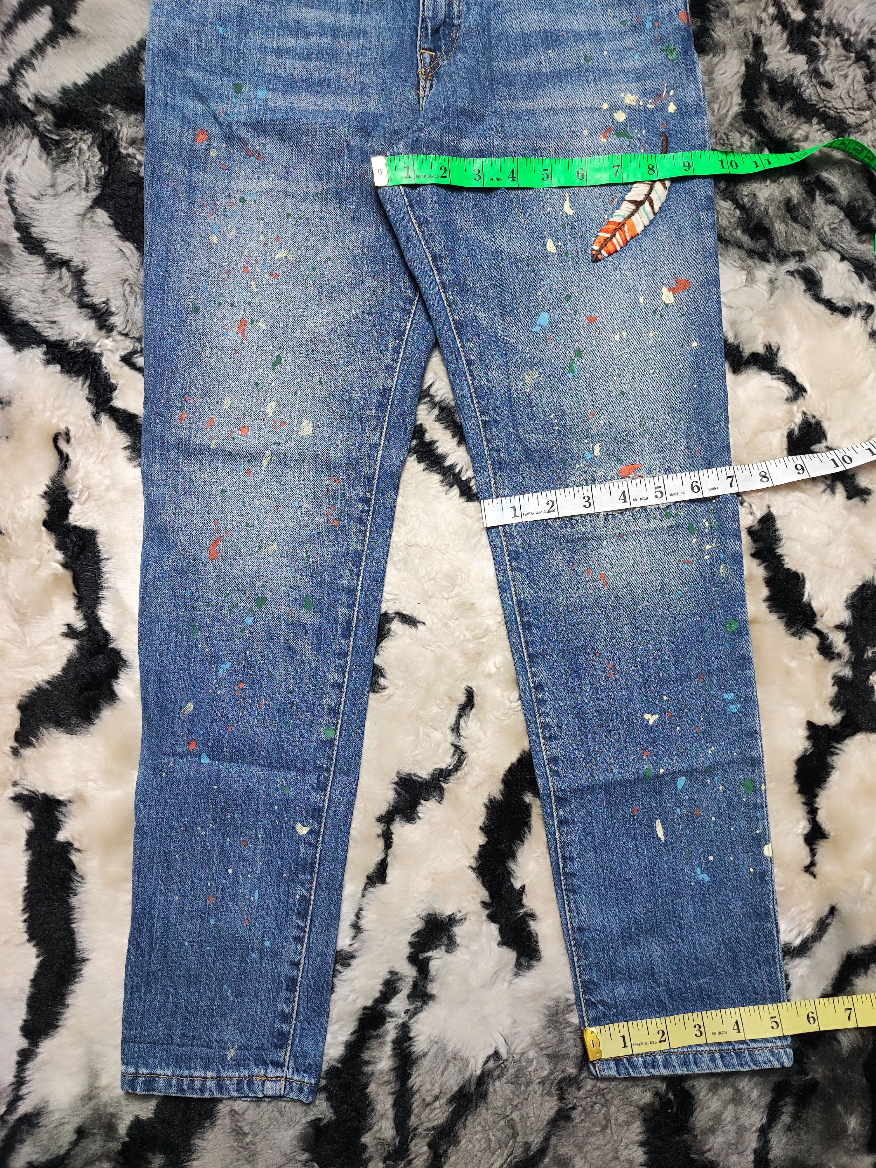 Denim & Supply Ralph Lauren Skinny Painted Jeans by Polo Ralph Lauren Size US 27 - 5 Thumbnail