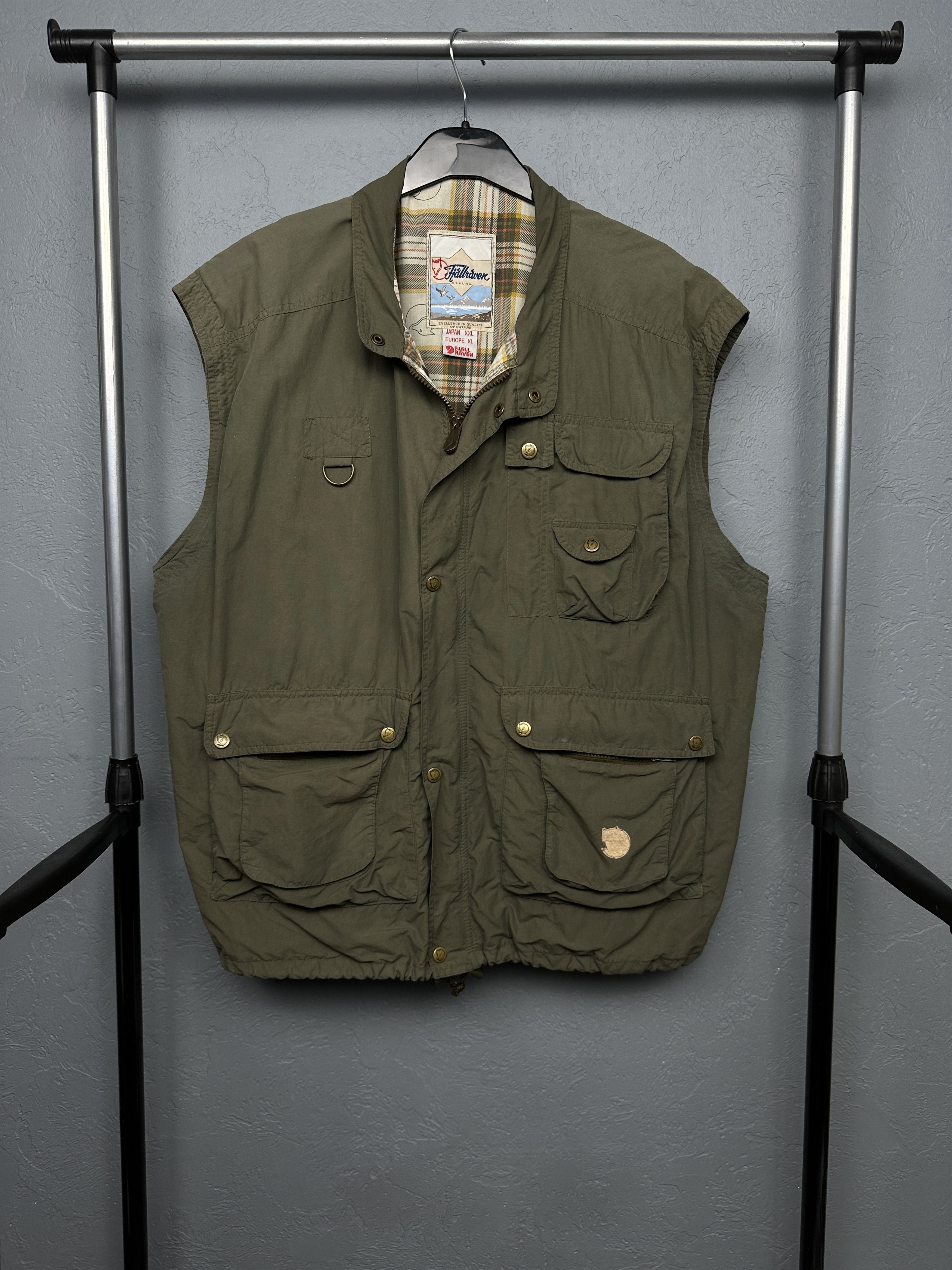 Fjallraven 90s Vintage Mens Nylon Vest