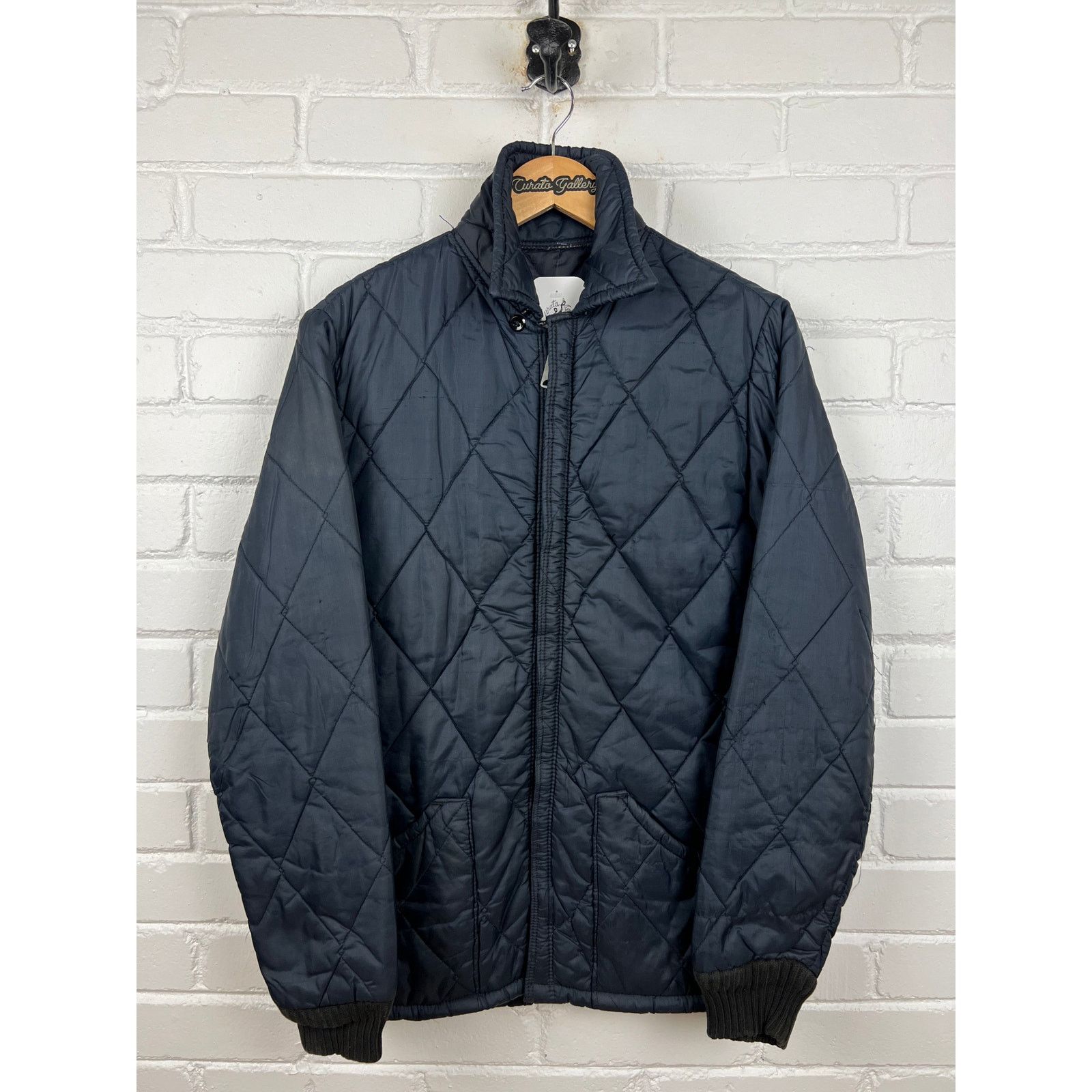 Vintage Vintage 80s/90s Quilted Insulated Blank Overcoat Jacket Sz M Size US M / EU 48-50 / 2 - 1 Thumbnail