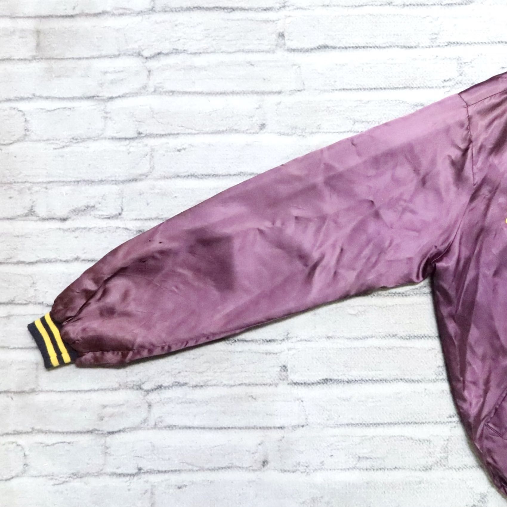 Vintage Vintage West Pac 88 Souvenir Bomber Jacket UV Purple Men One Size Nylon Size: One Size Jacket Size US M / EU 48-50 / 2 - 6 Thumbnail