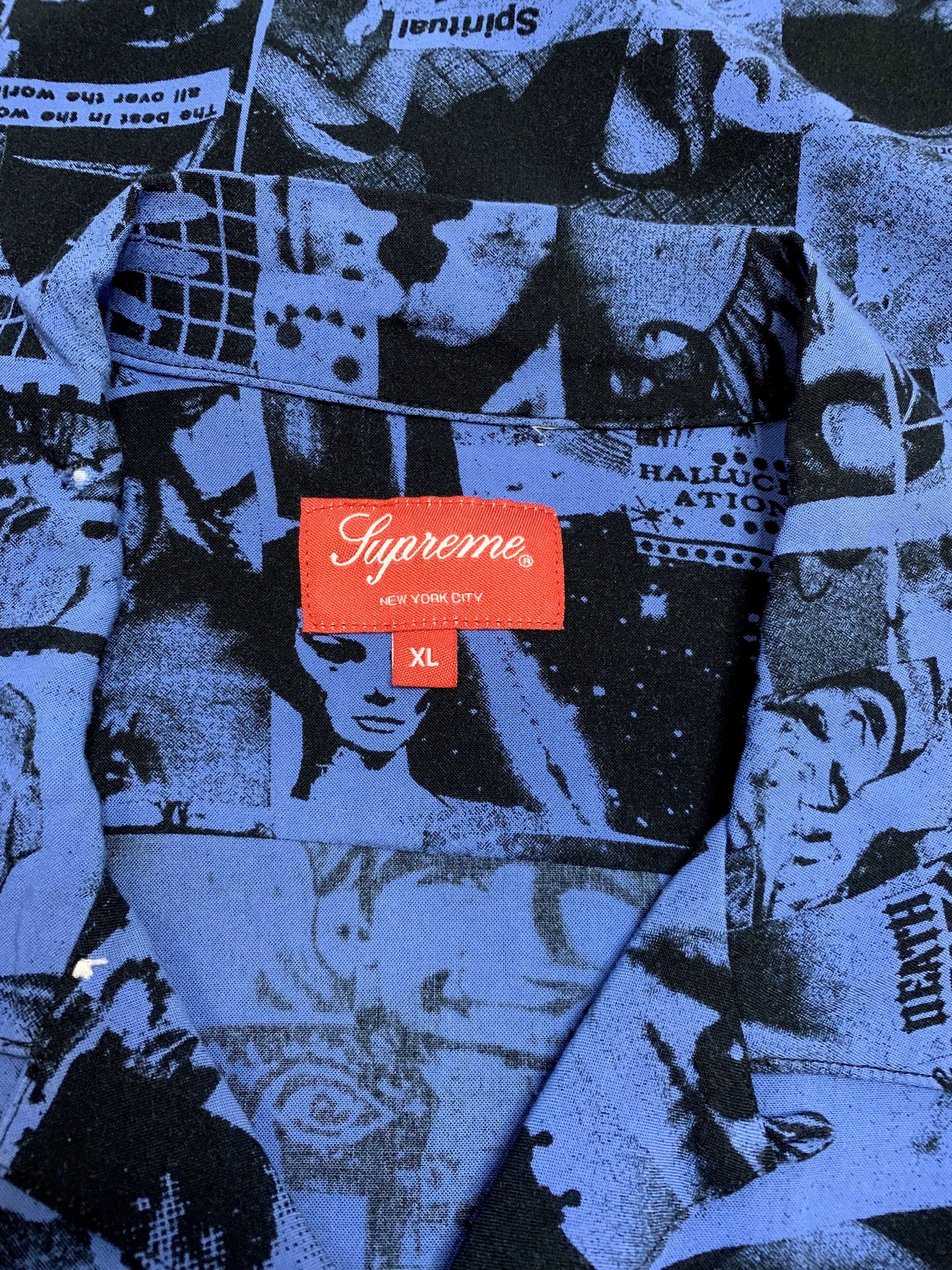 Supreme Supreme SS18 Vibrations Shirt (XL) Size US XL / EU 56 / 4 - 3 Thumbnail