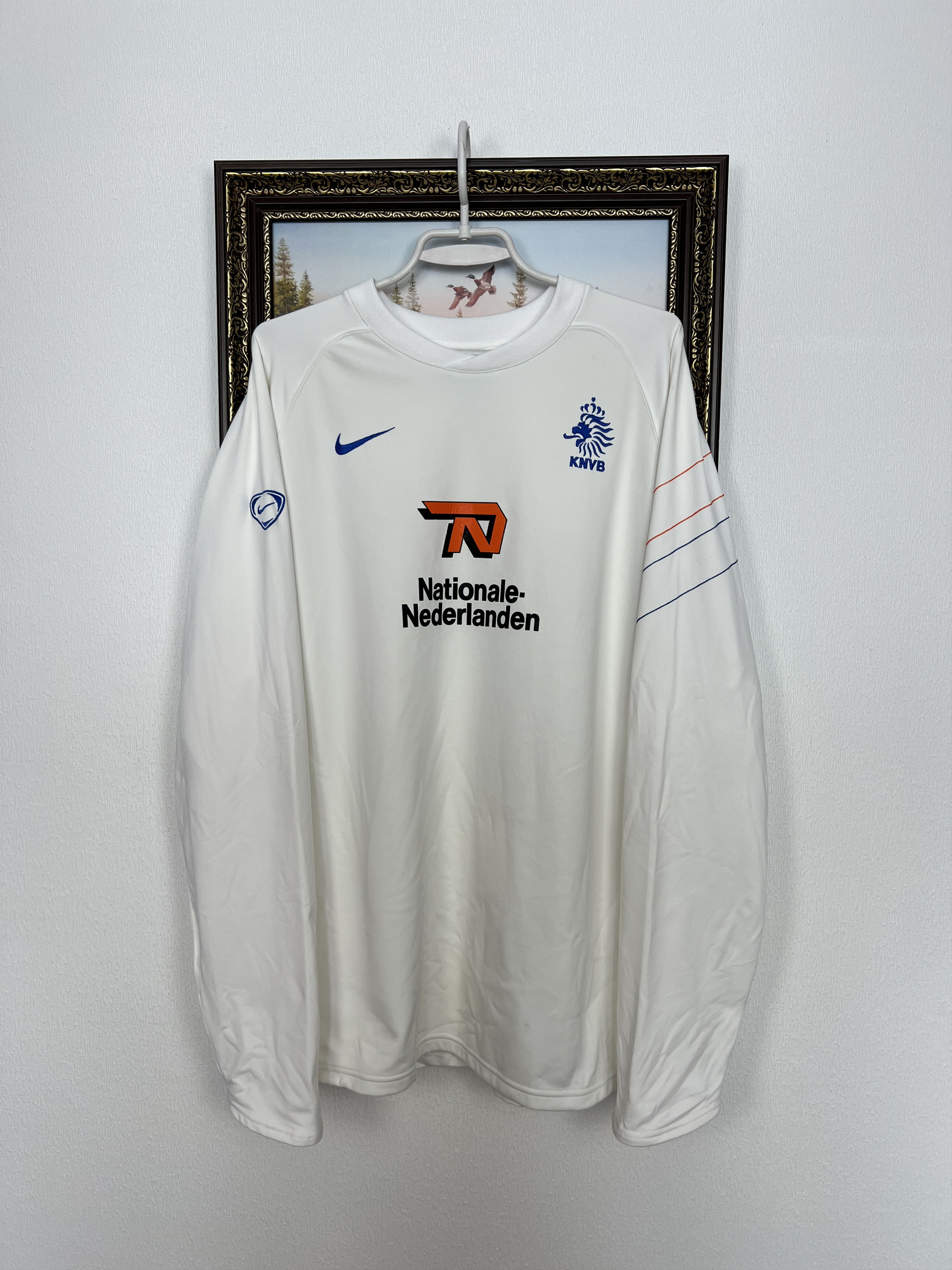 Nike Vintage Nike Netherlands Holland Football Train Sweatshirt Size US XL / EU 56 / 4 - 1 Thumbnail
