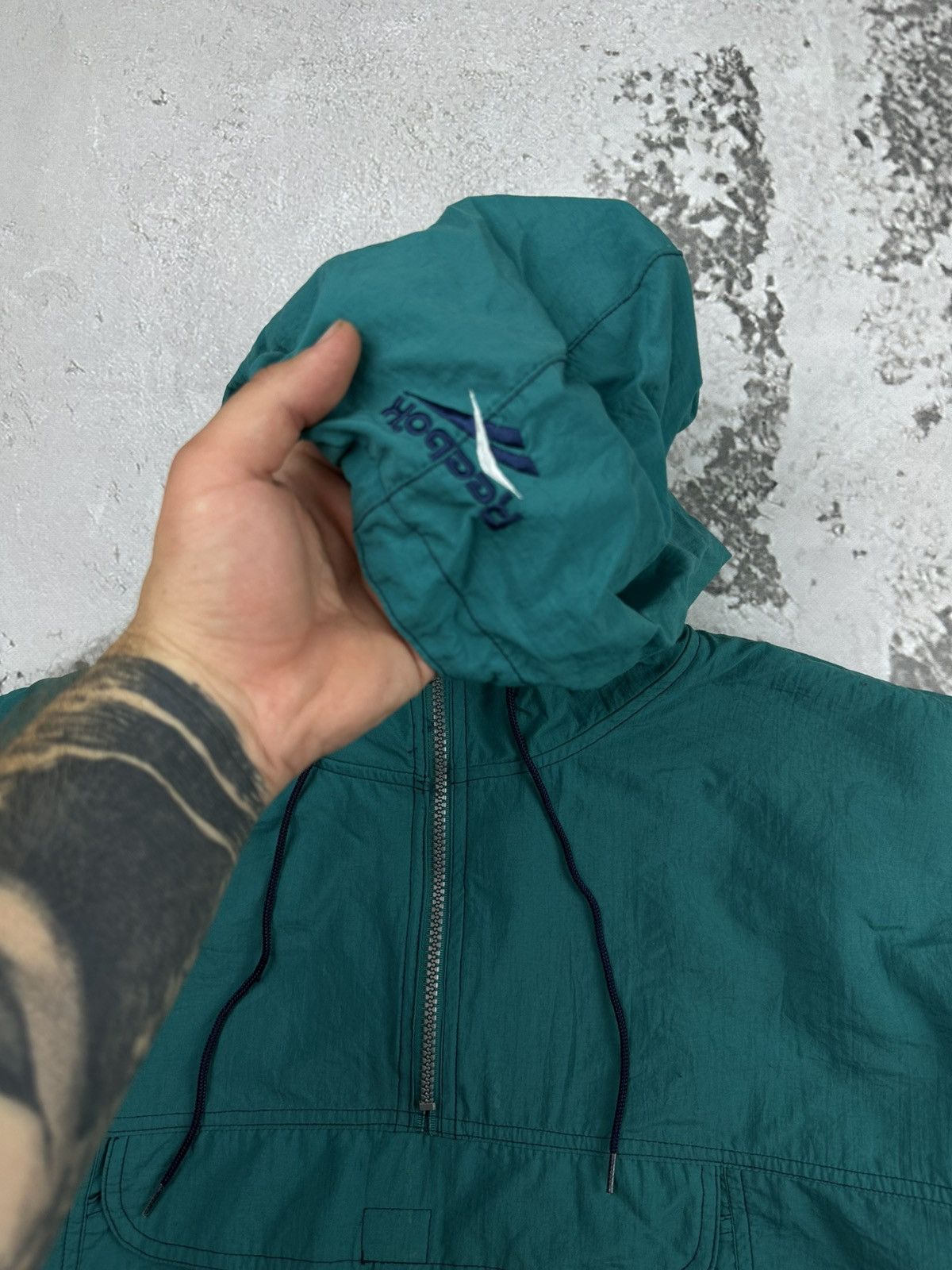 Reebok Vintage 90s Reebok Anorak Jacket Retro Y2K Size US L / EU 52-54 / 3 - 4 Thumbnail