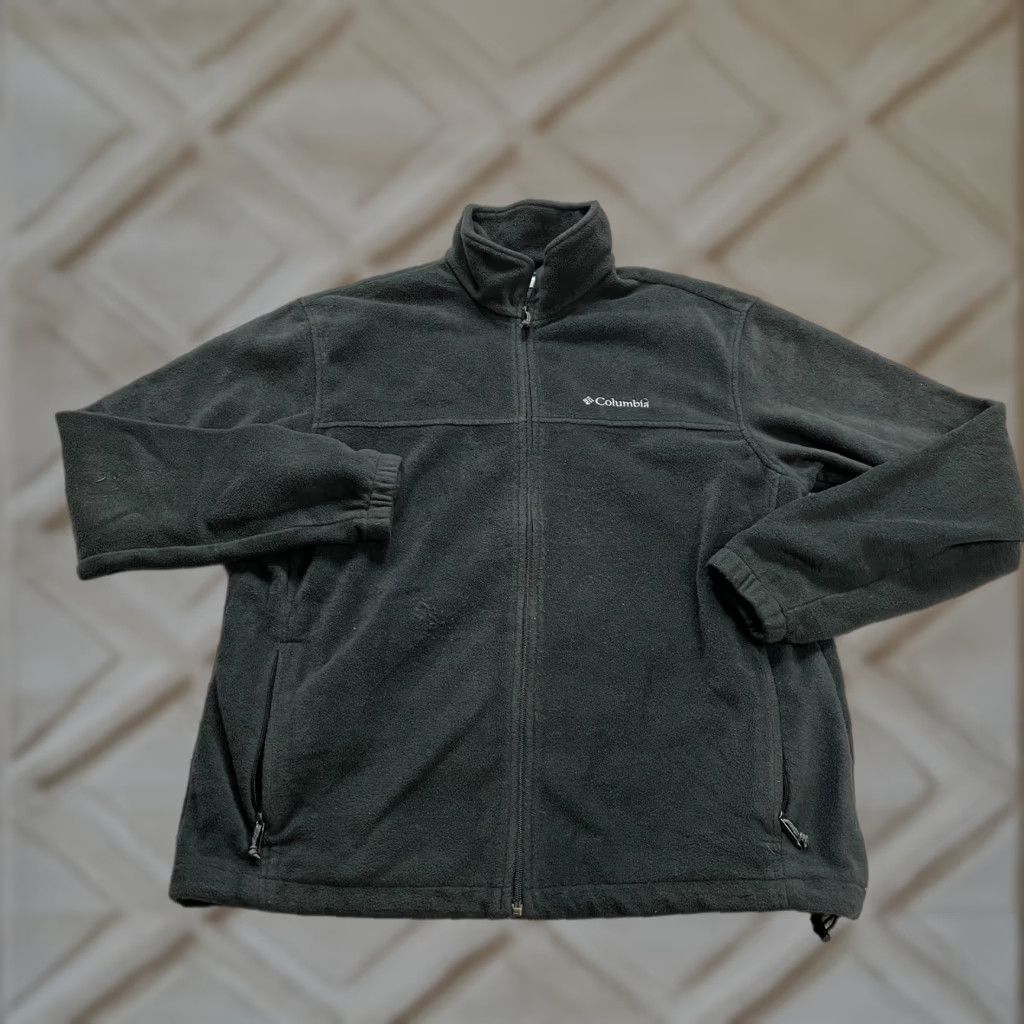 Vintage Columbia Jacket Men XL Black Fleece Steens Mountain Full Zip Pocket Outdoor Hike Size US XL / EU 56 / 4 - 1 Thumbnail