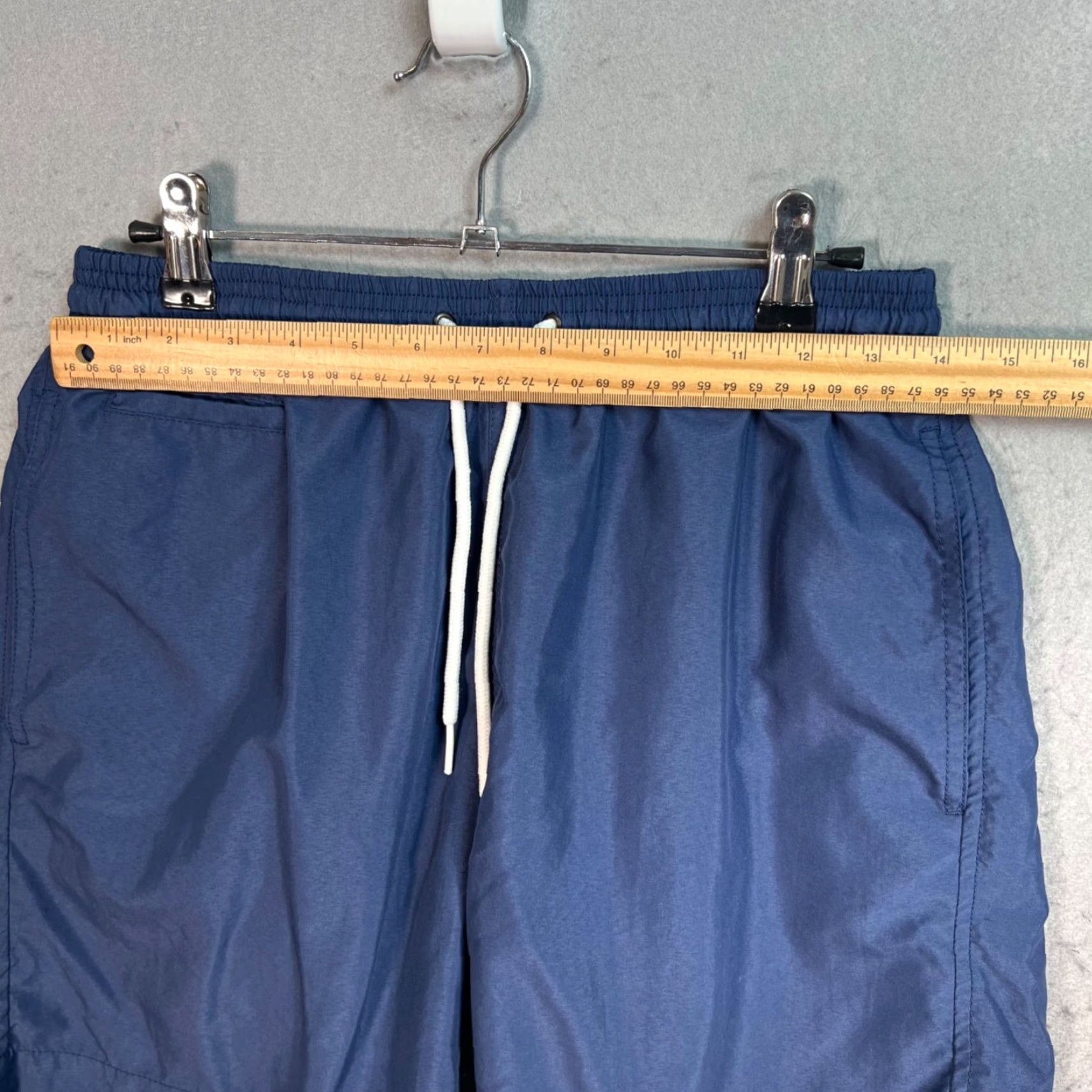 Vintage Trunks Surf & Swim Co. Blue Swim Shorts W/ Drawstring & Lining Mens Size Small Size US 29 - 5 Thumbnail