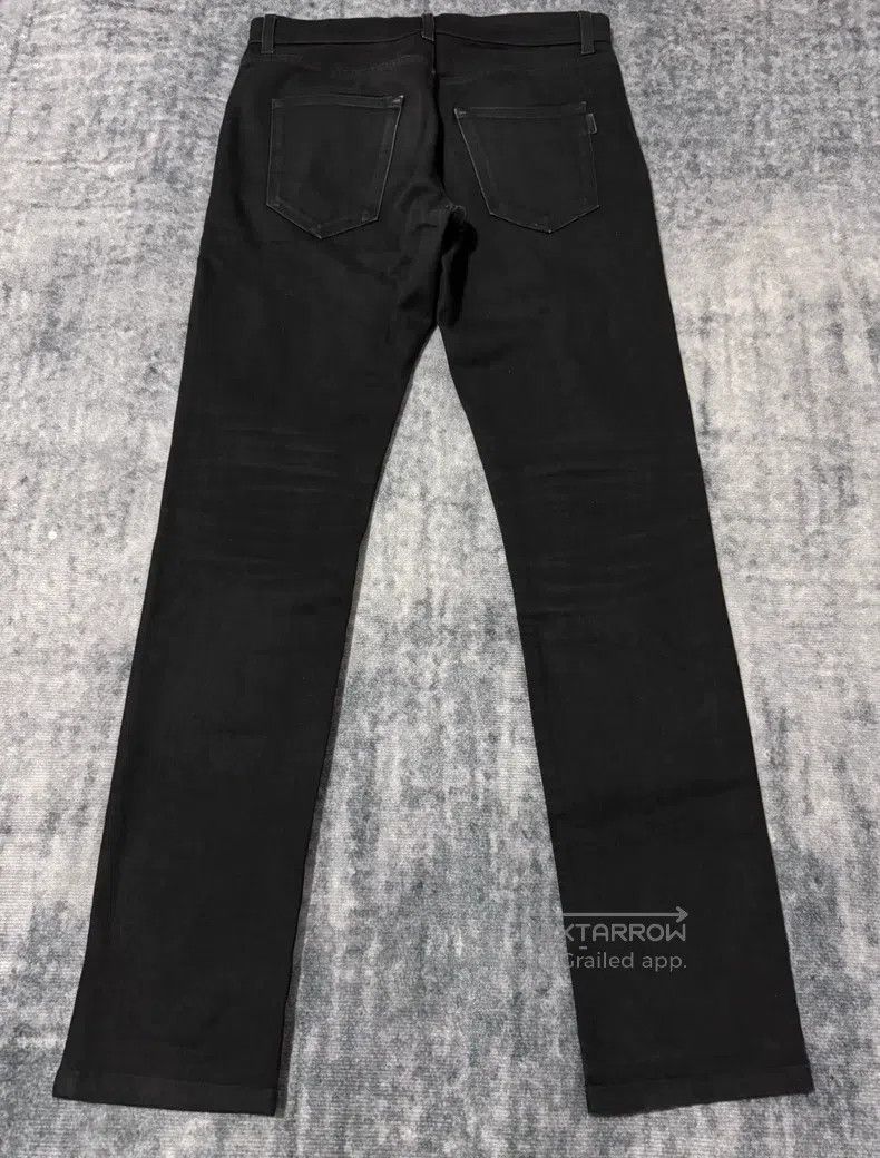 Saint Laurent Paris Saint Laurent Paris Distressed Black Basic Jeans Size US 30 / EU 46 - 2 Thumbnail