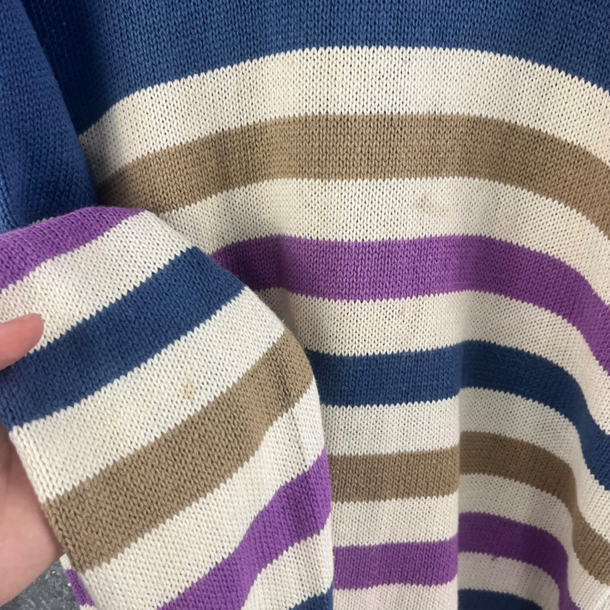 Vintage Vintage 90’s Stripe sweater Size US L / EU 52-54 / 3 - 4 Thumbnail