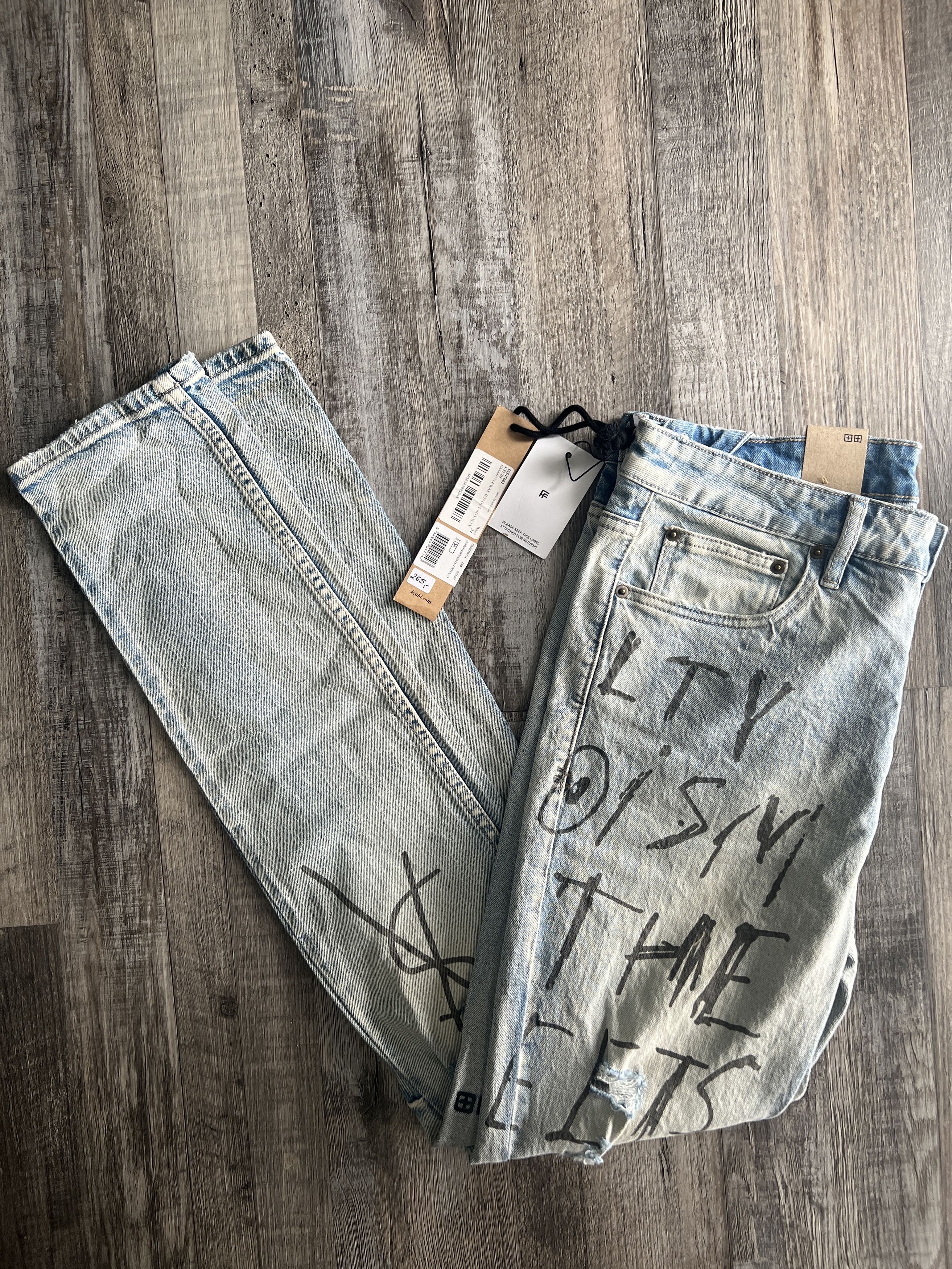 Ksubi Ksubi " Chitch Washed Out Royalty " Ripped Jeans Size US 34 / EU 50 - 3 Thumbnail
