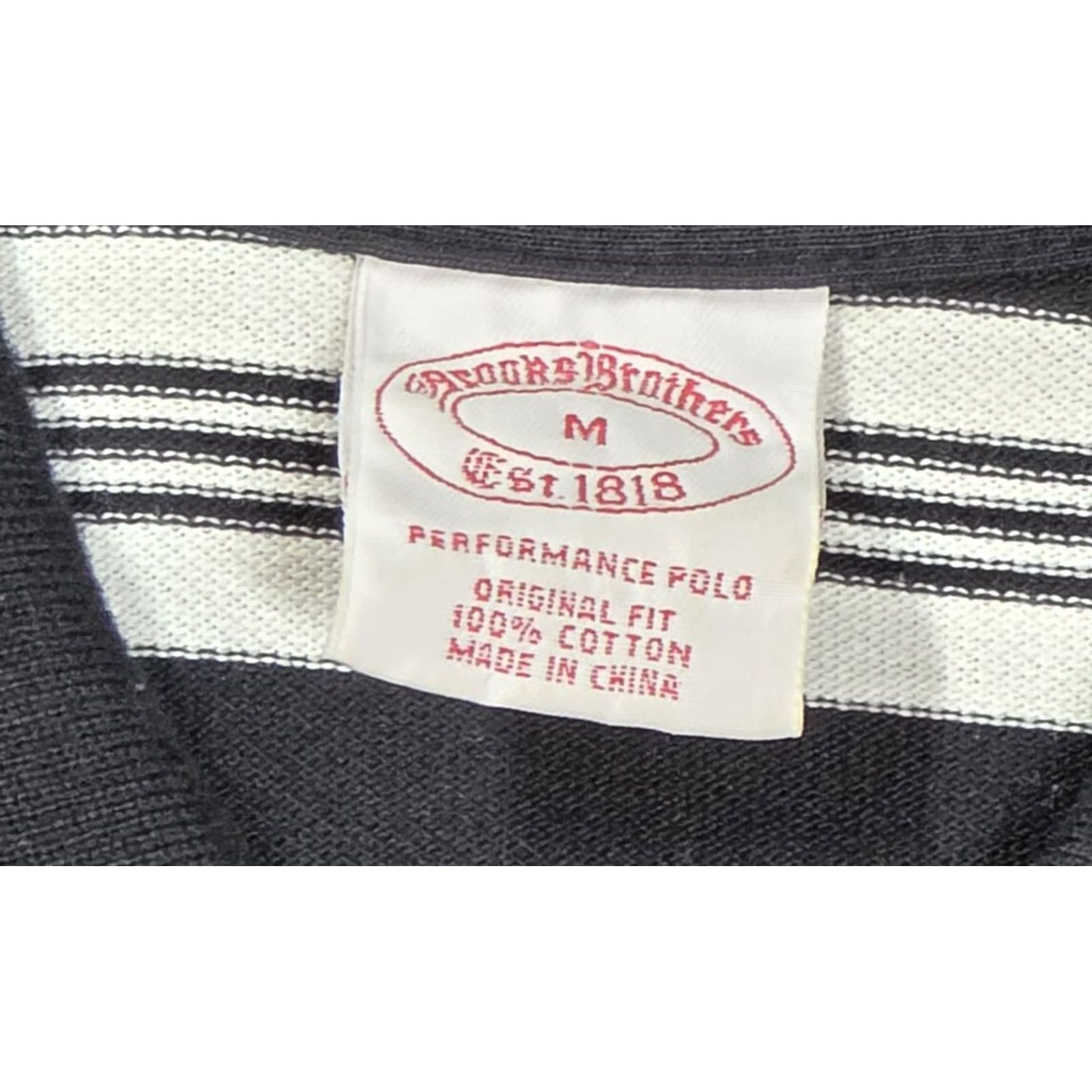 Brooks Brothers Brooks Brothers Polo Short Sleeve Black White Men M Performance Golden Fleece Polo Shirt Mens Regular Pink Logo" Size US M / EU 48-50 / 2 - 6 Thumbnail
