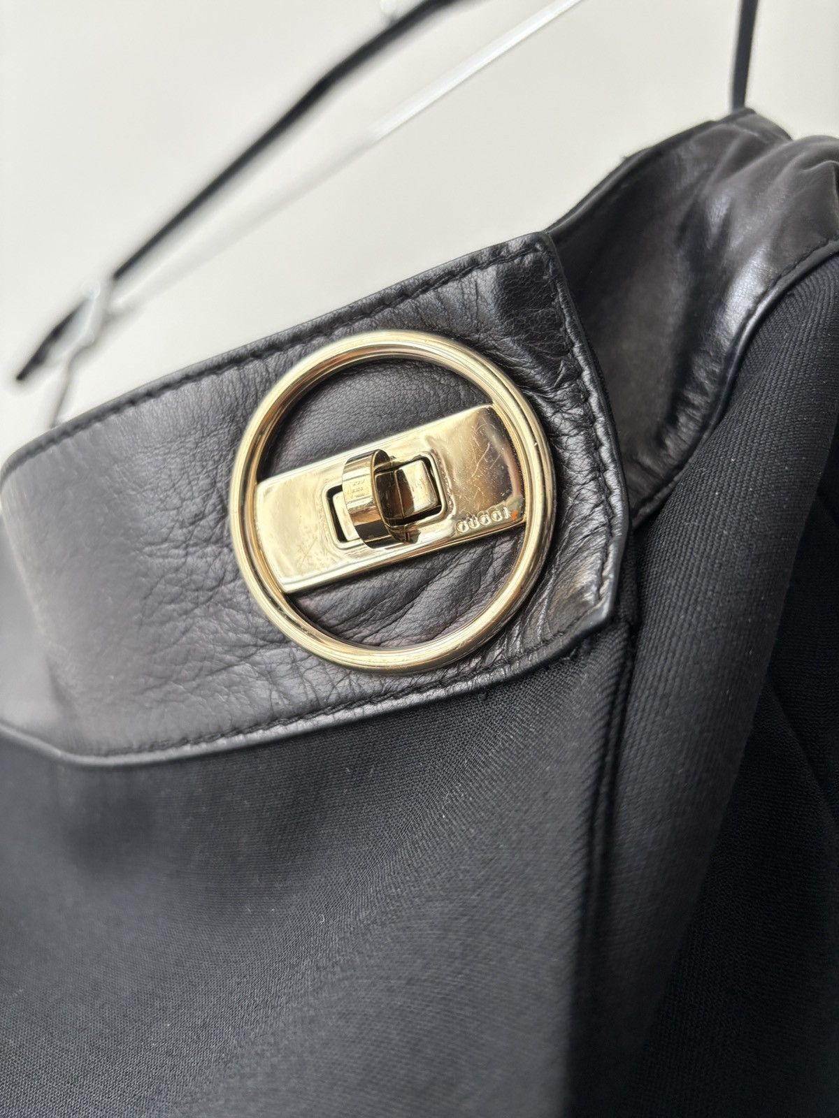 Gucci Gucci wool leather waist wrap skirt Size 30" / US 8 / IT 44 - 6 Thumbnail