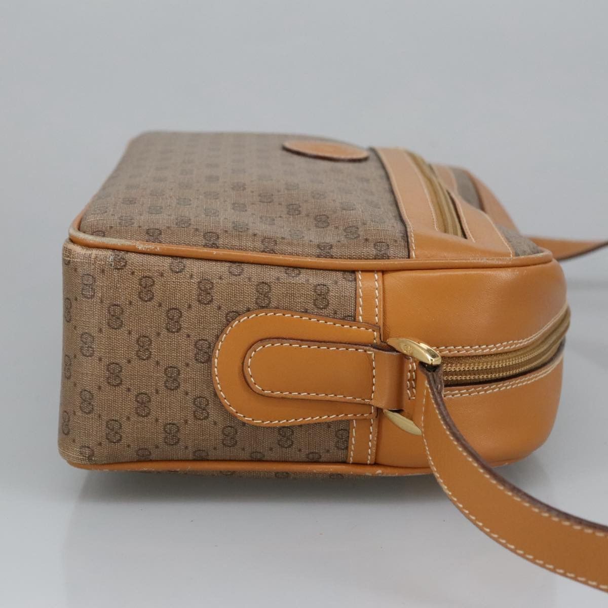 Gucci GUCCI Micro GG Supreme Shoulder Bag Pvc Leather Beige Gold Size ONE SIZE - 4 Thumbnail
