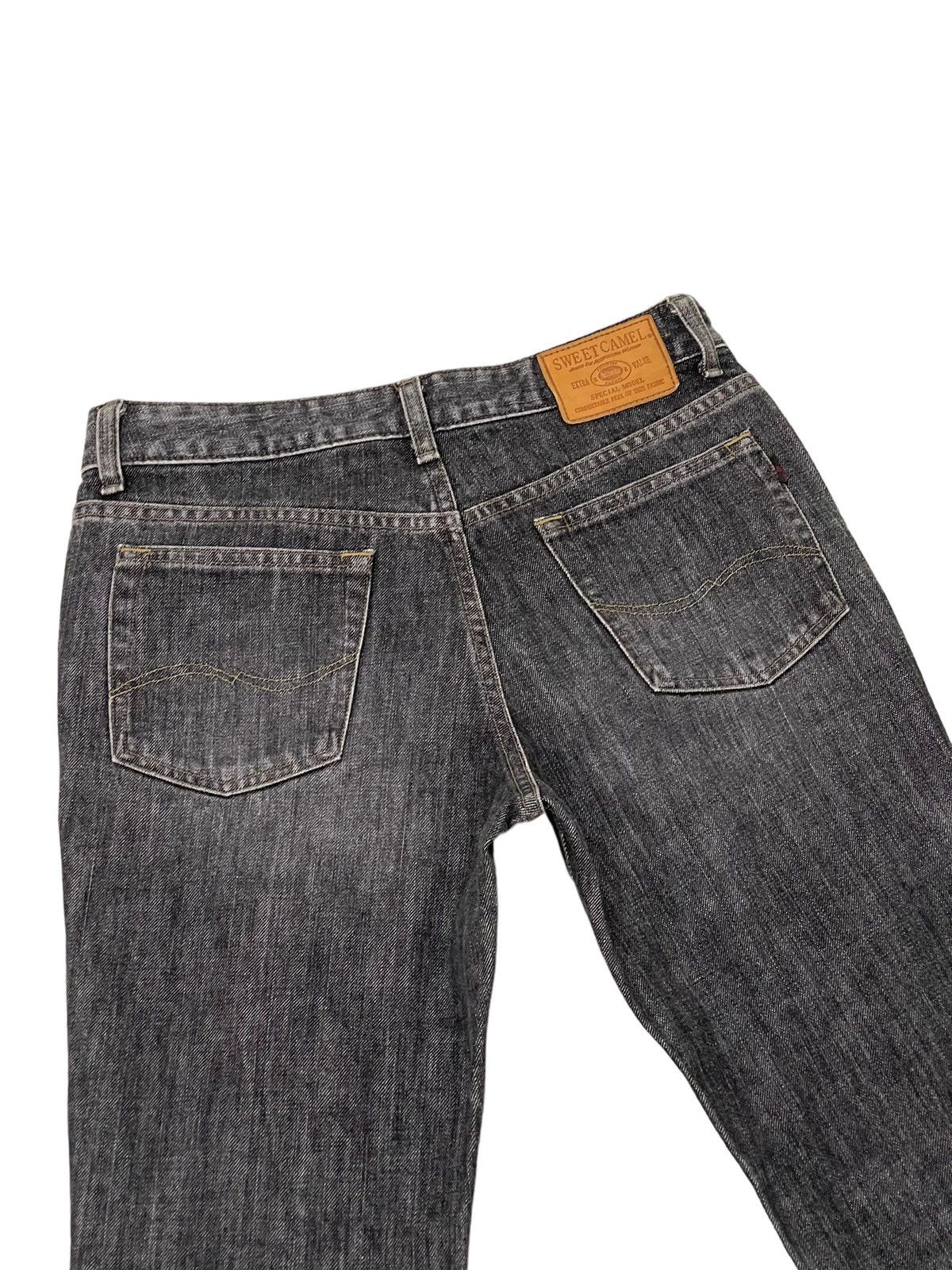 Japanese Brand Flare Jeans Sweet Camel Slim Distress Boot Cut 6🟦3 Size US 29 - 17 Thumbnail