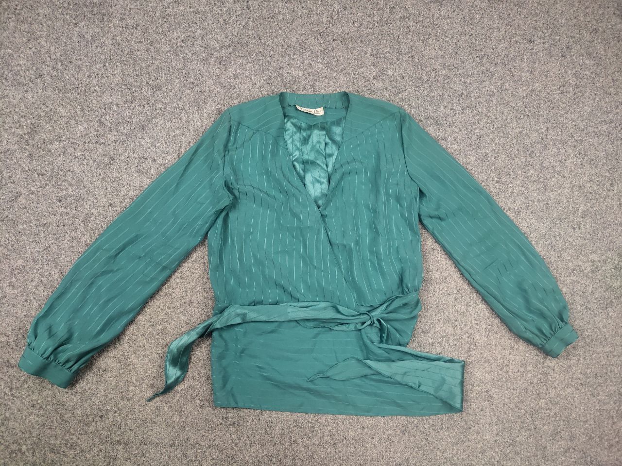 Dior Rare Vintage Christian Dior tricots et coordonnées silk suit Size L / US 10 / IT 46 - 6 Thumbnail