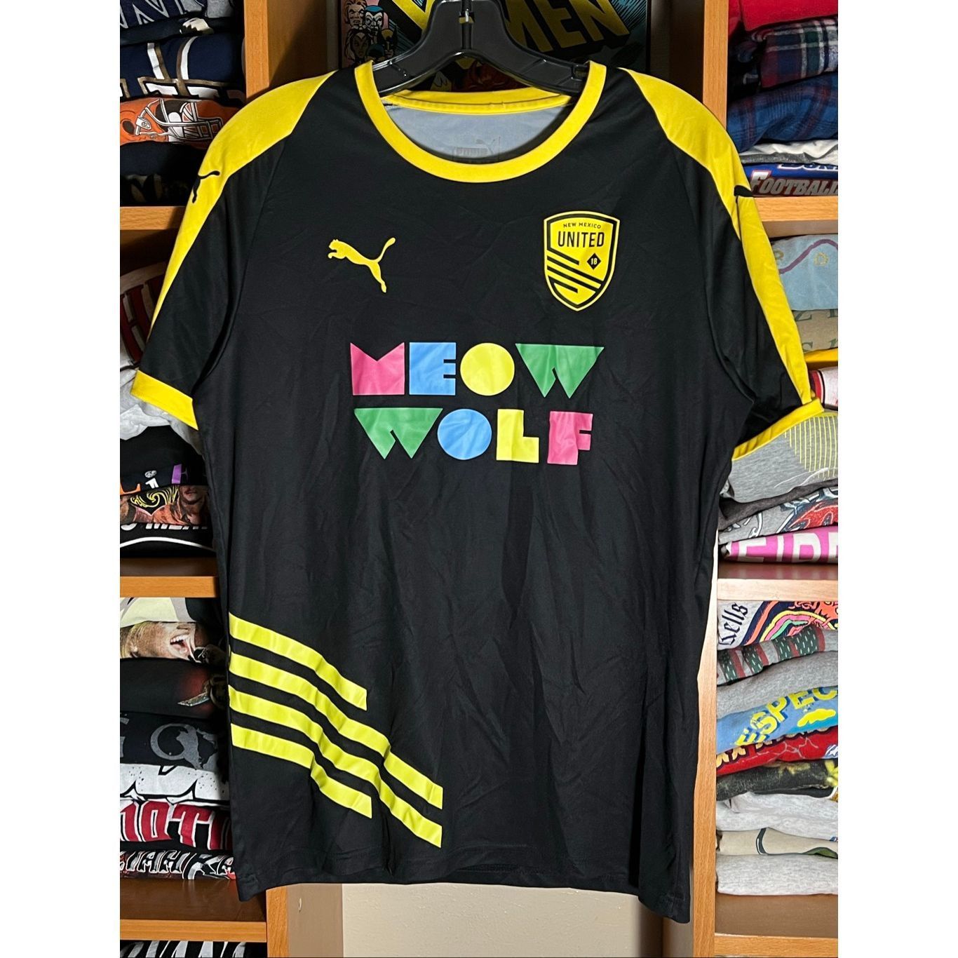 Puma New Mexico United Meow Wolf Home Soccer Football Jersey