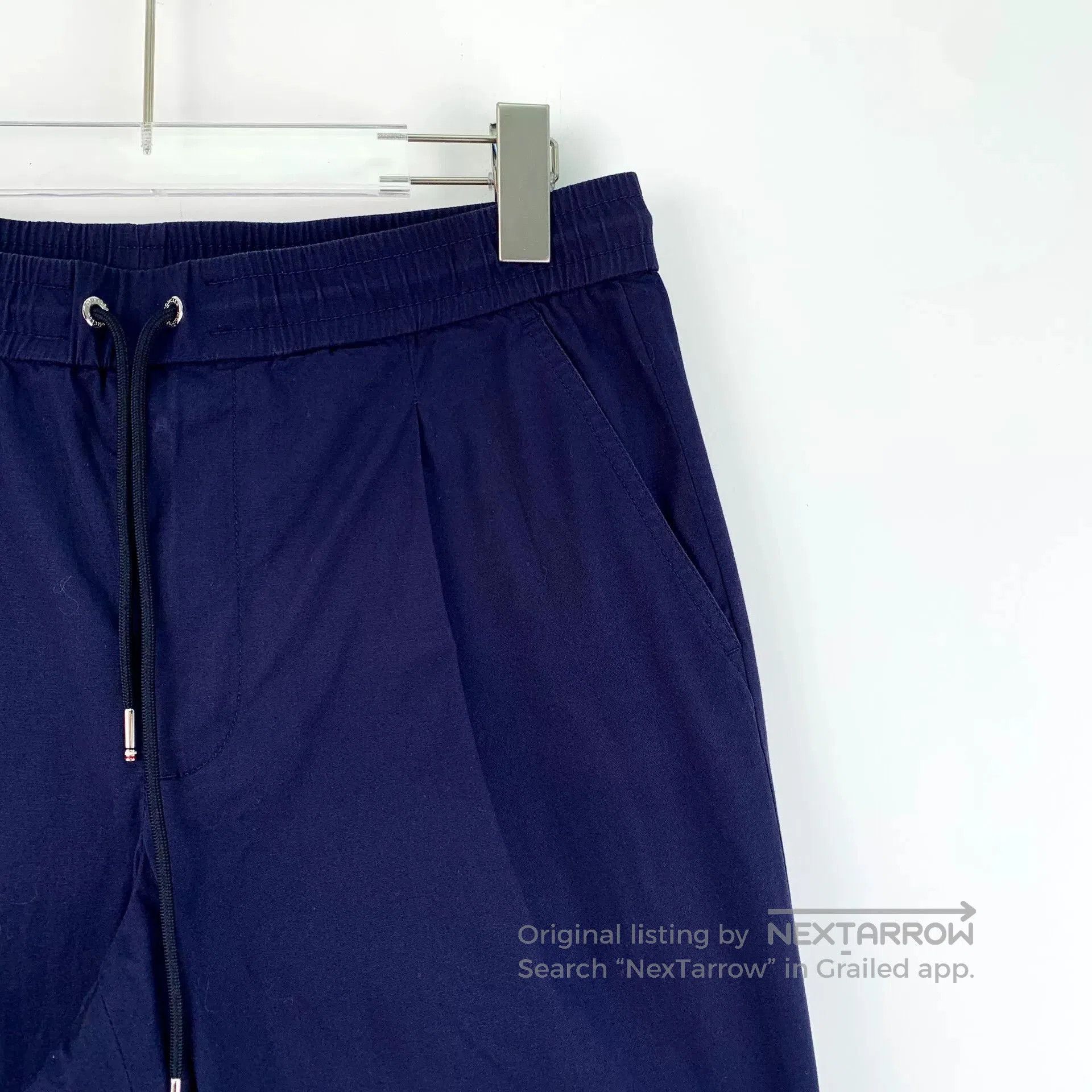 Moncler Moncler Navy Cotton Drawstring Casual Pants. Size US 30 / EU 46 - 3 Thumbnail
