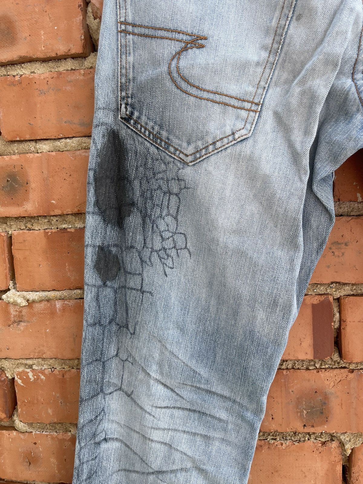 semanticdesign Very Rare Vintage Brand Semantic Design Flared Jeans 2000s Size US 32 / EU 48 - 10 Thumbnail