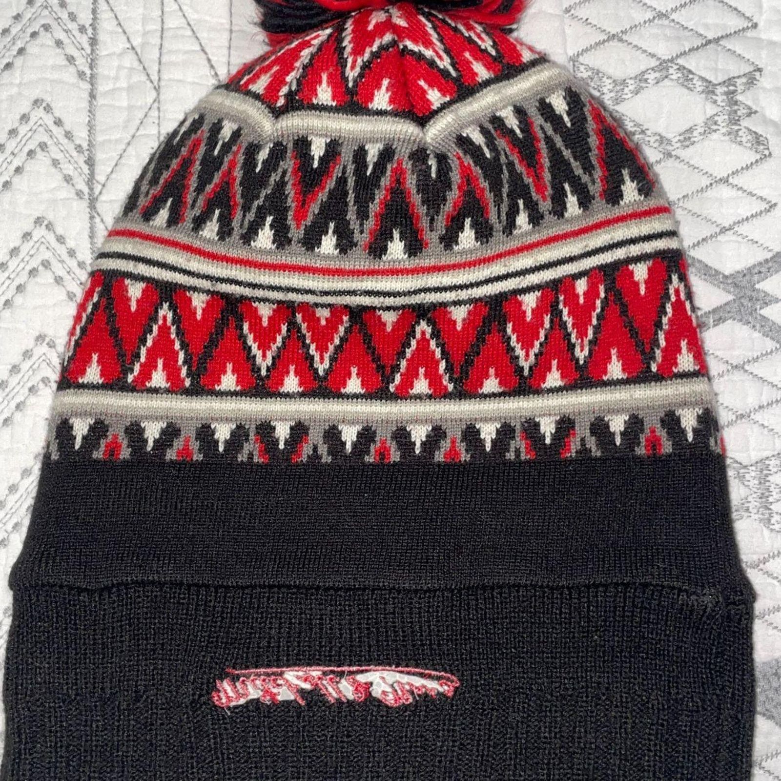 Mitchell & Ness Chicago Bulls Windy City Pom Winter Hat Size ONE SIZE - 4 Thumbnail