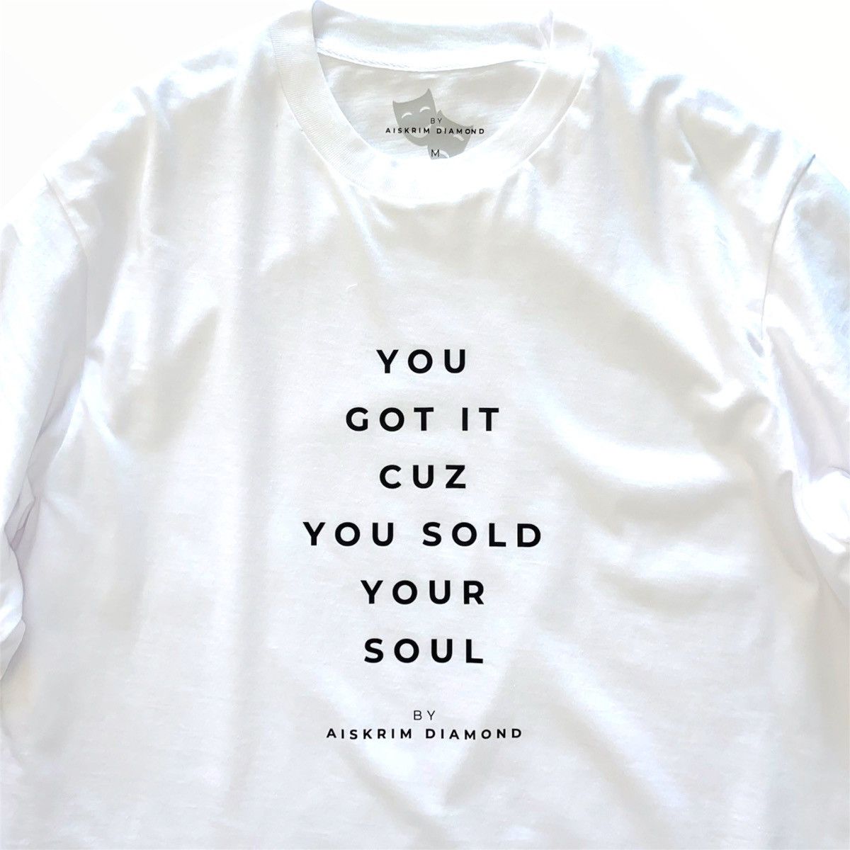 Designer “Sold your soul” double tee by Aiskrim Diamond Size US M / EU 48-50 / 2 - 3 Thumbnail