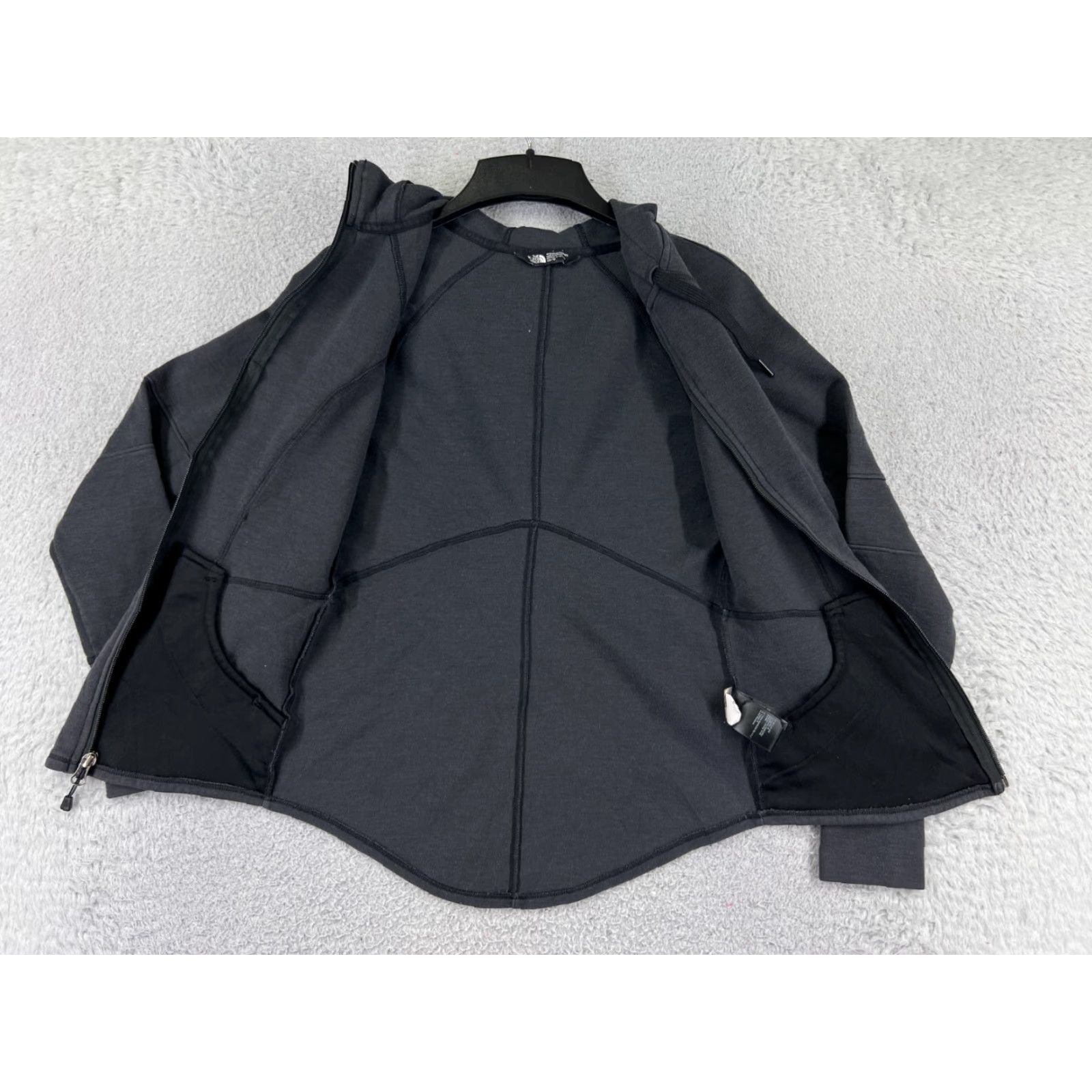 The North Face The North Face Hoodie Women XS Gray Full Zip Hoodie Polyester Blend Logo Size XS / US 0-2 / IT 36-38 - 5 Thumbnail