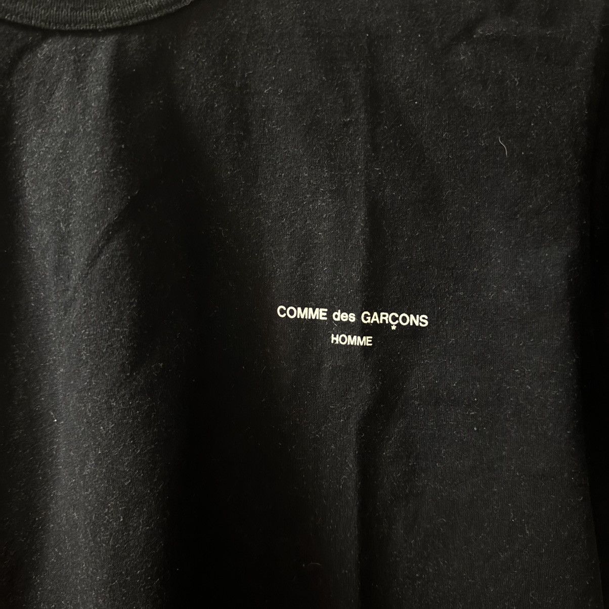 Comme des Garcons Homme Commes Des Garcons Homme Black T shirt Size US S / EU 44-46 / 1 - 2 Thumbnail