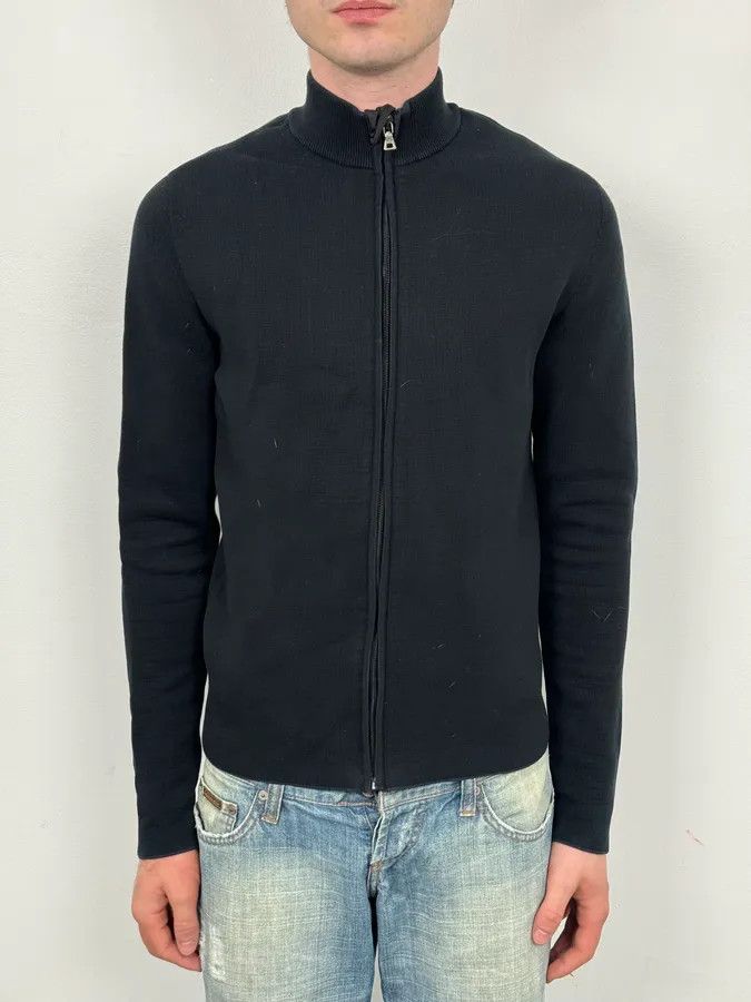 Prada SS2011 Prada Black Minimalist Zip-Up Sweater Size US S / EU 44-46 / 1 - 2 Thumbnail