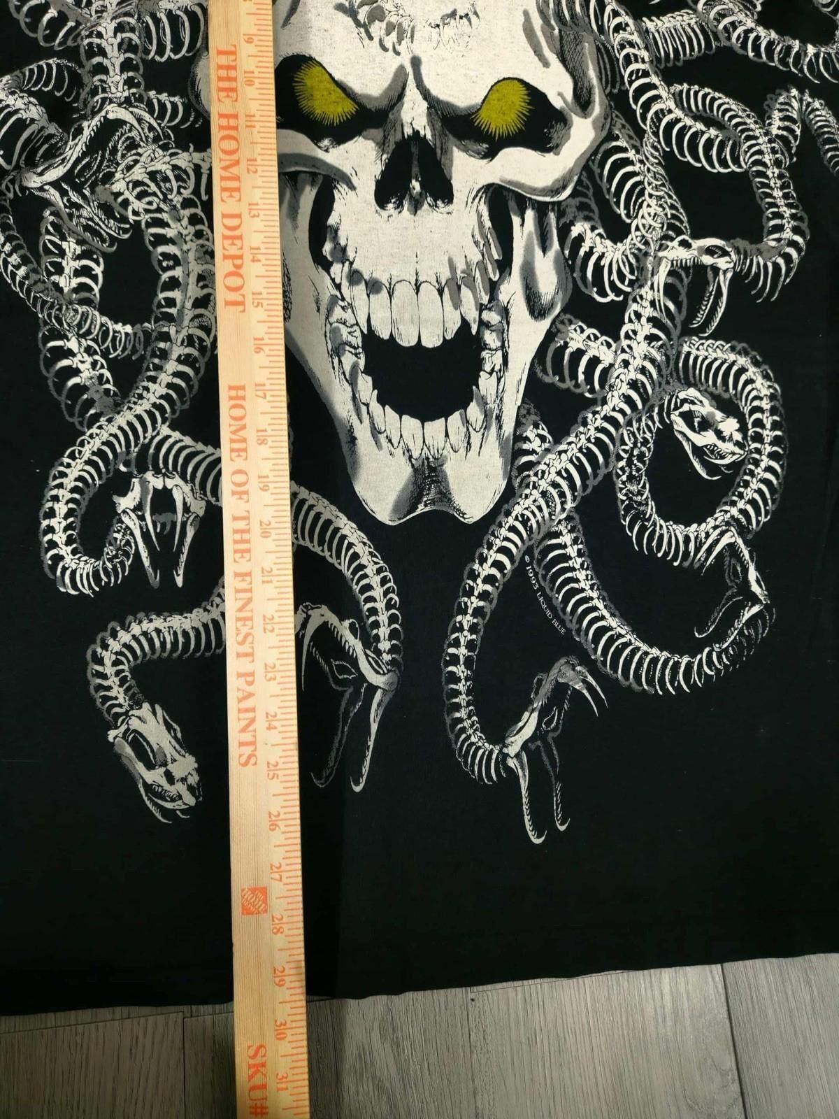 Liquid Blue Vintage Liquid Blue Medusa Skull Snake Bones 1993 XL #5 Size US XL / EU 56 / 4 - 2 Thumbnail