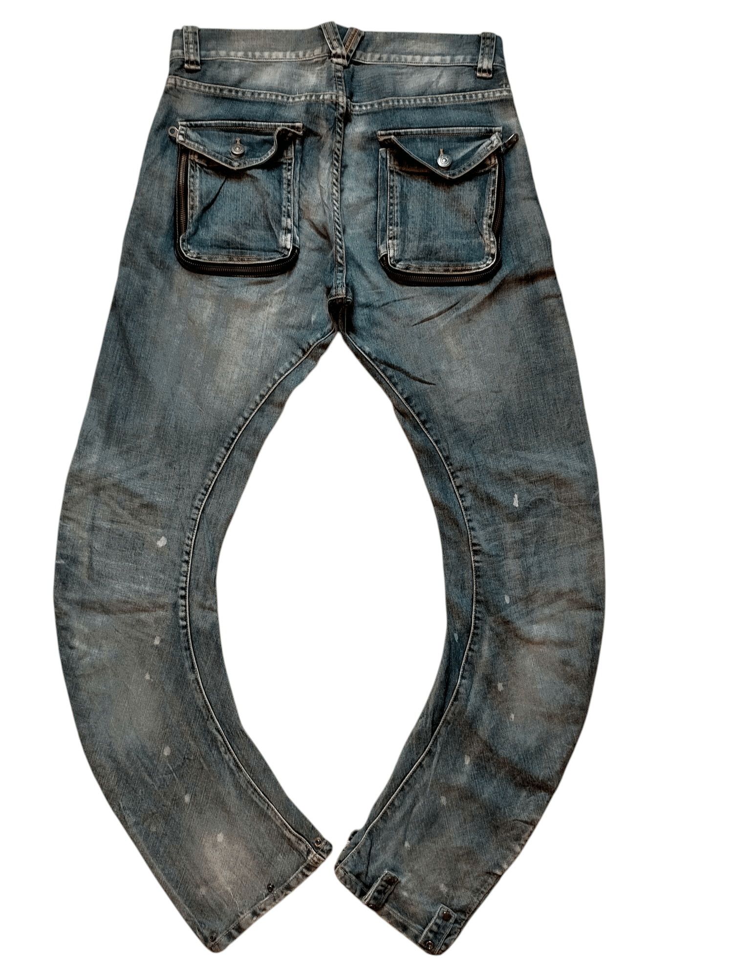 PPFM PPFM Japan Curve Paint Denim Size US 33 - 3 Thumbnail