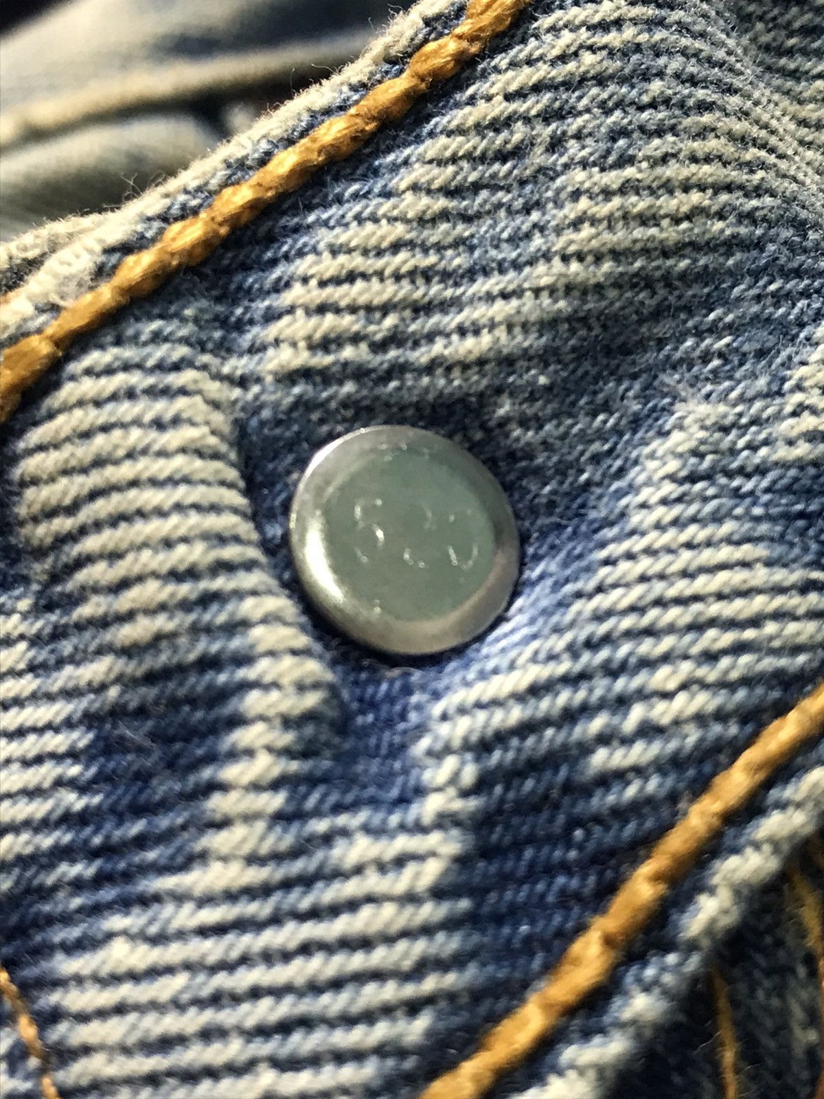 Other Size 34 distressed Levis 501 button 520 rare Size US 34 / EU 50 - 4 Thumbnail