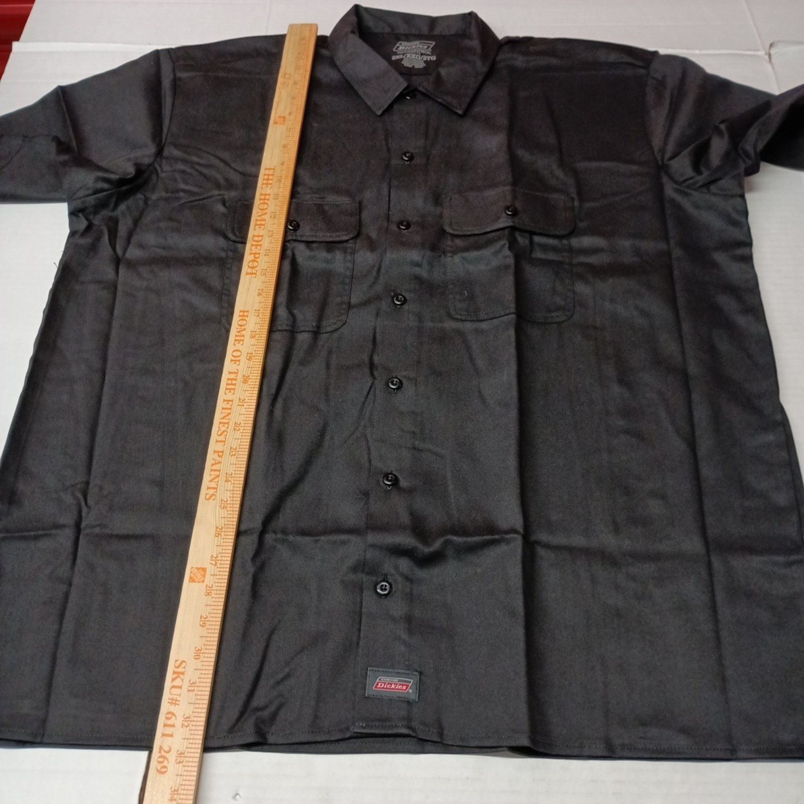 Dickies Dickies Essential Work Shirt Men Size 2XL Black Temp Control Size US XXL / EU 58 / 5 - 5 Thumbnail