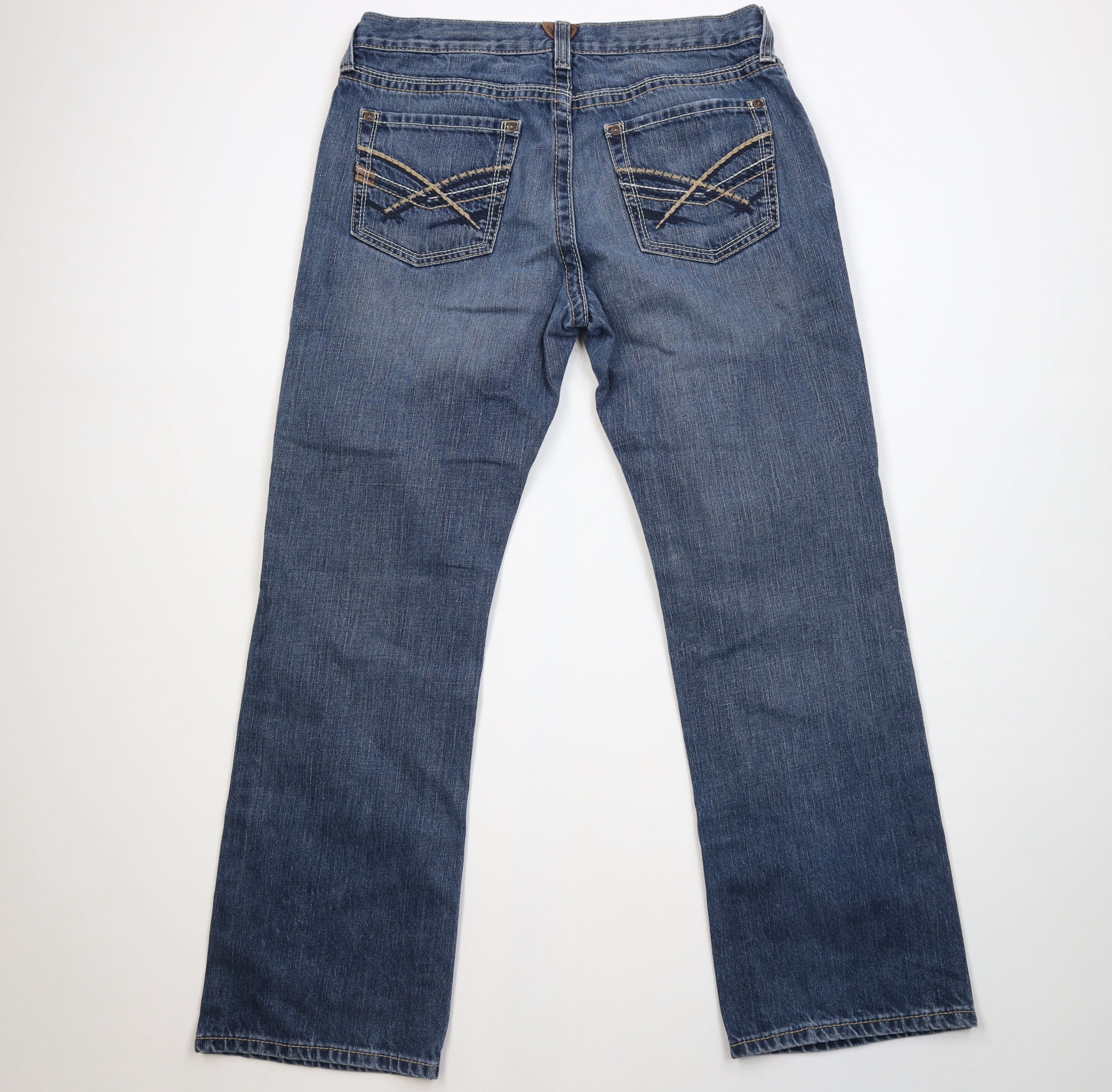 Ariat Ariat M5 Thick Stitch Slim Straight Leg Denim Jeans Workwear Size US 34 / EU 50 - 10 Thumbnail