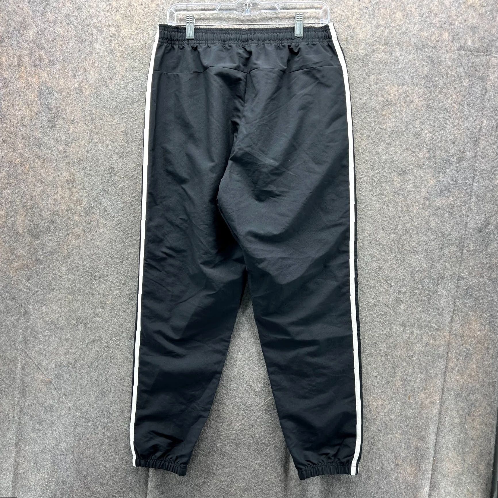 Adidas Adidas Sweatpants Men M Black Stripes Polyester Essentials Wind Trefoil Vtg Sweatpants Mens Size US 31 - 2 Thumbnail