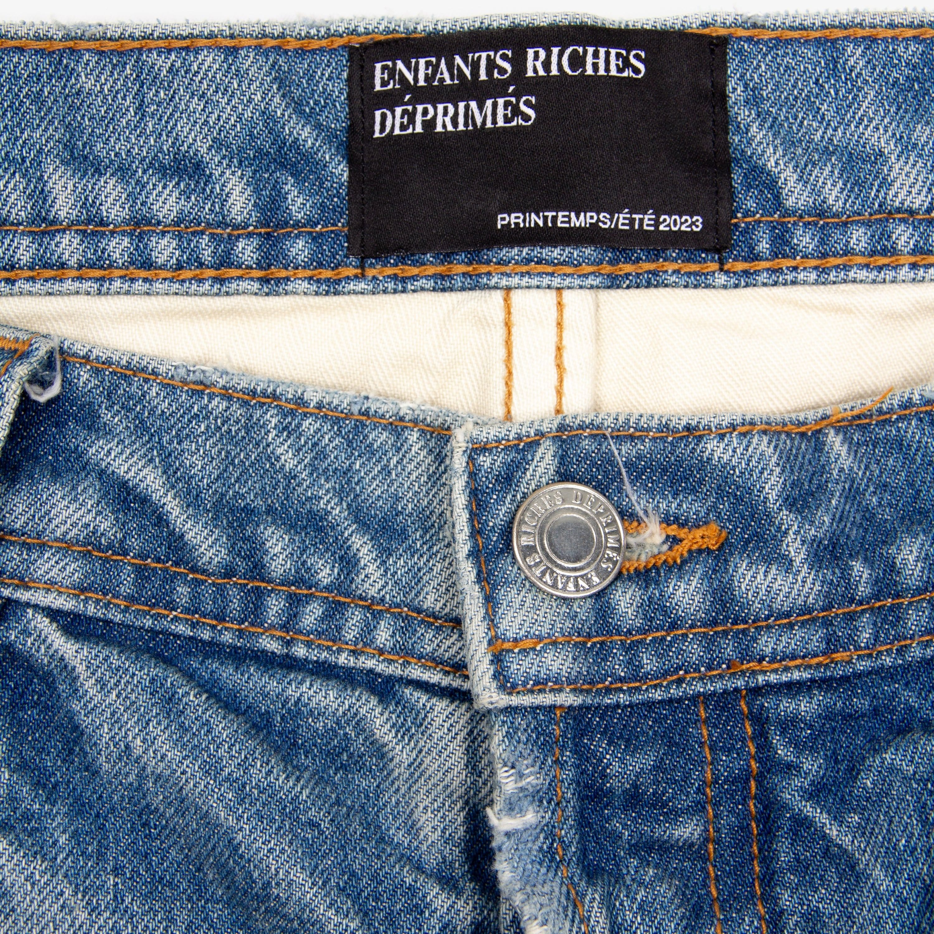 Enfants Riches Deprimes ERD DISTRESSED FLARE DENIM Size US 34 / EU 50 - 4 Thumbnail