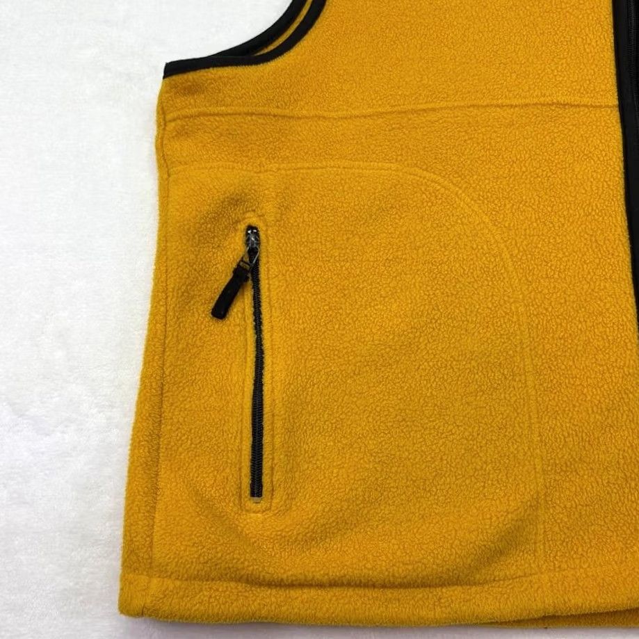 Basic Editions VINTAGE Basic Editions Big Man Full Zip Fleece Vest Yellow Gold 2XL Men XXL Size Vest Zip Solid Polyester 90s Football Winter Throwback Mens Size US XXL / EU 58 / 5 - 6 Thumbnail