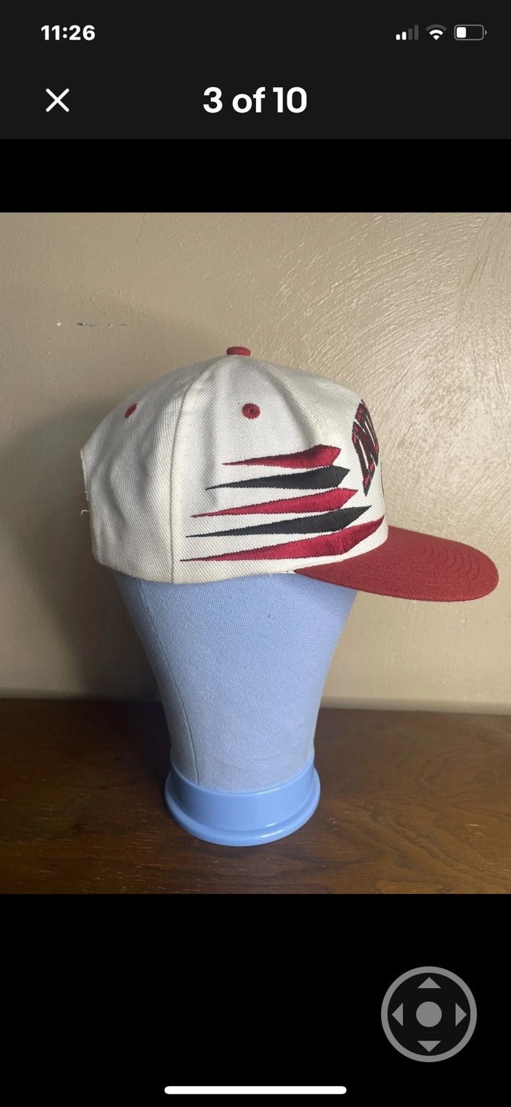 Logo Athletic Vintage 90’s Diamond Cut Hat Logo Athletic Indiana Hoosiers Size ONE SIZE - 2 Thumbnail