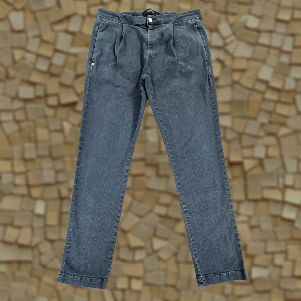 Replay Replay Mens Jeans Blue W34 L30 Xlite Devyn Stretch Drawstring Tapered Leg Size US 34 / EU 50 - 1 Thumbnail