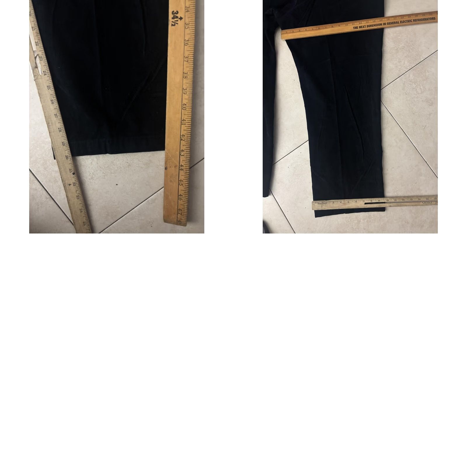 Paul & Shark Paul & Shark Pants Mens 44x30 Black Corduroy Chino 5 Pocket Italy Yachting Size US 44 / EU 60 - 8 Thumbnail